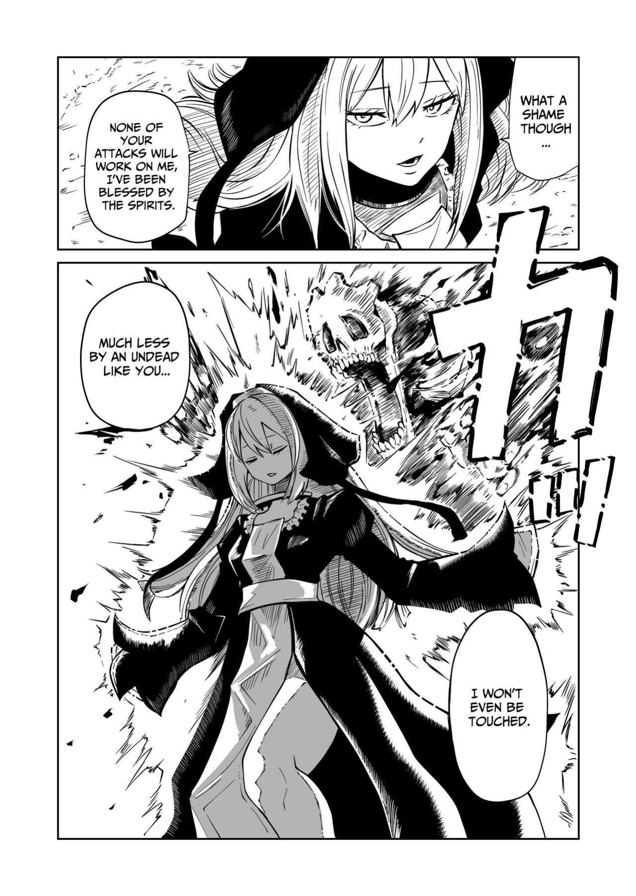 [Mikenekohanten (Sakamoto Kafka)] Tsuyo Tsuyo Seijo Buzama Make | Super Strong Saintess, Loses Abysmally [Trihax]