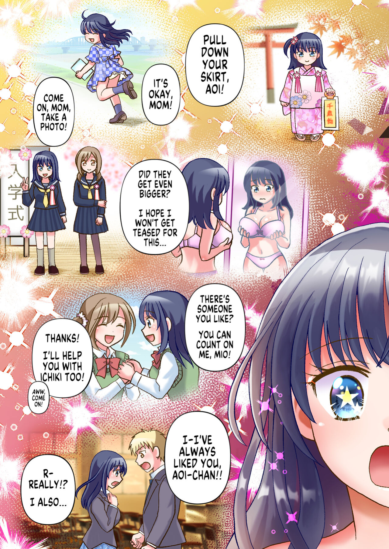 [Amuai Okashi Seisakusho (Yuukey)] Doppelgänger ni Kanojo mo Jinsei mo Ubawarete Bakunyuu JK ni Sareta Boku [GTF]