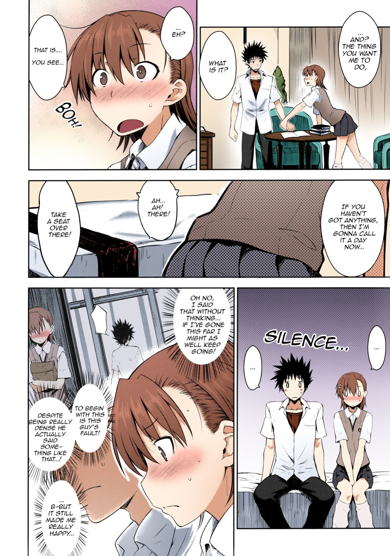(C92) [Aspergillus (Okara)] Natsuyasumi no Shukudai | Summer homework (Toaru Kagaku no Railgun) [Colorized] [EHCOVE] [SPDSD]