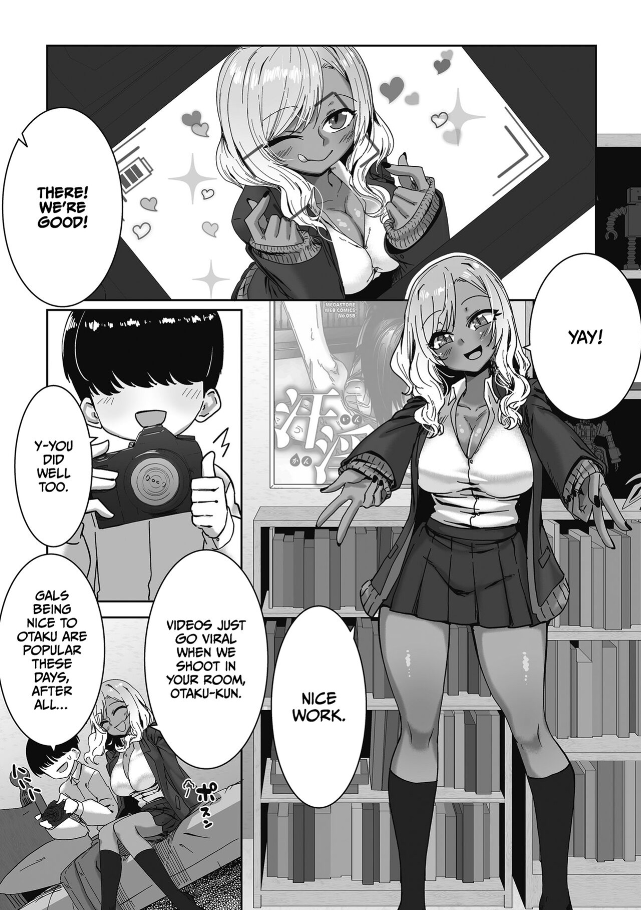 [Bakuya] Otaku ni Yasashii Gal wa iru! | Gyarus Who Are Kind to Otaku Exist! [CulturedCommissions]