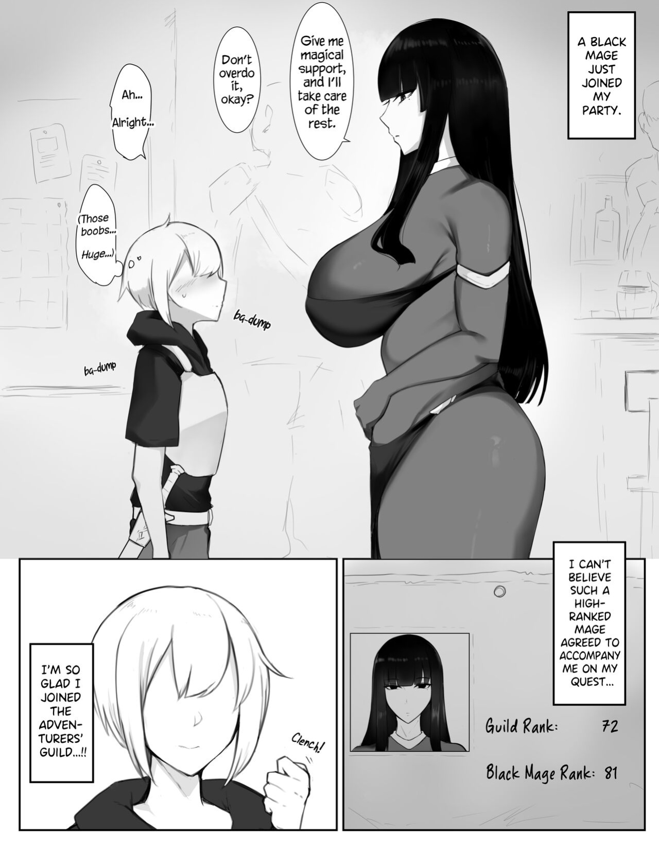 [Tesla pod (Elimiko)] Majutsushi Onee-san ga Maryoku Hokyuu Suru Tame ni Boukensha-kun kara Sakusei Suru Hanashi | Tale of a Mage Oneesan Who Milks an Adventurer to Replenish Her Magical Power [Thana]
