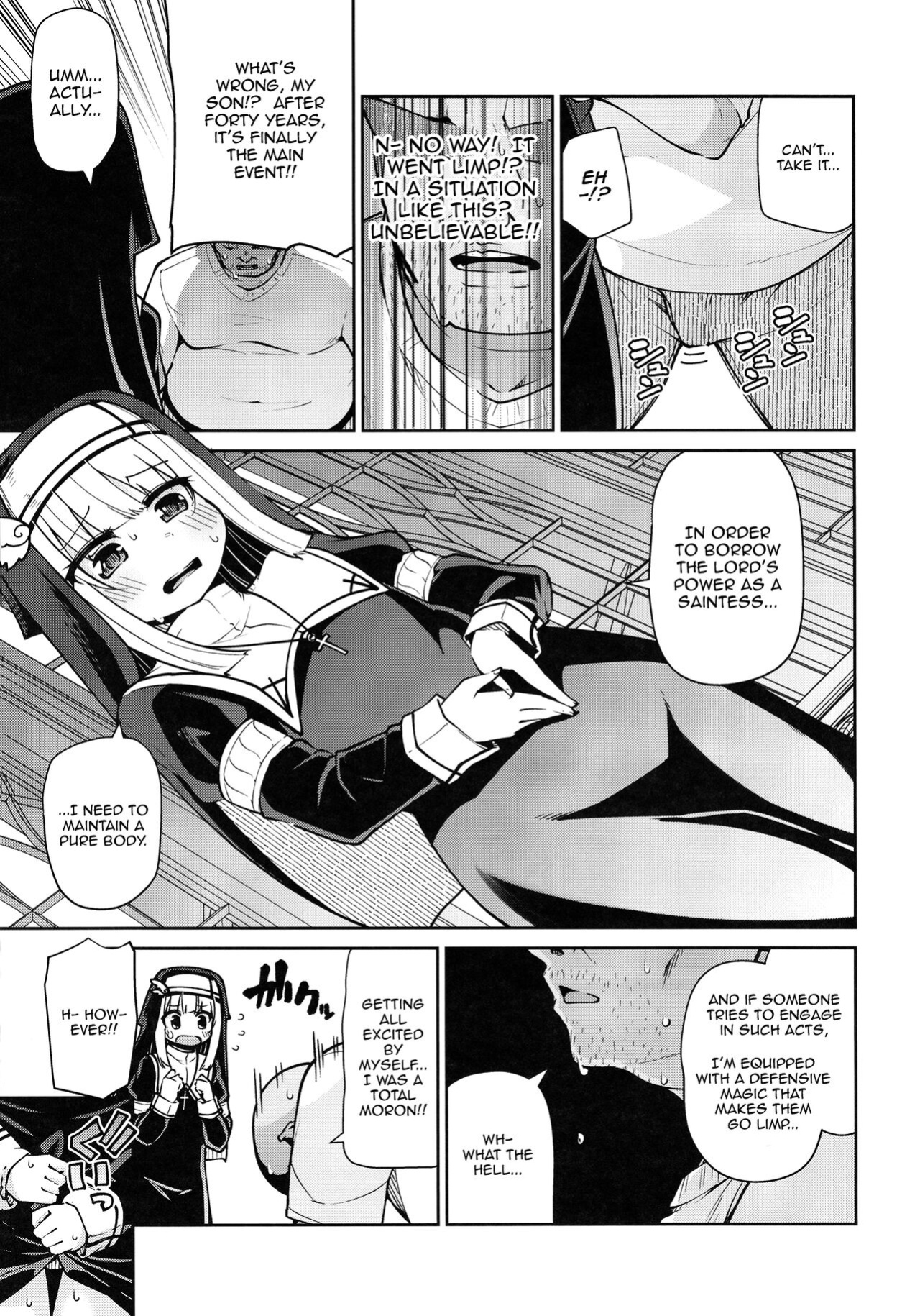 [Kitsuneya (Leafy)] Seijo to Slime to Zako Yuusha | The Nun, The Slime and The Weakling Hero
