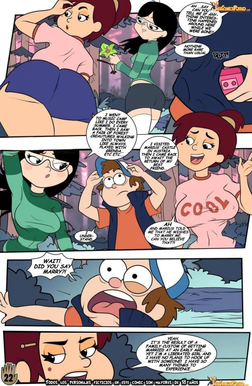 A Summer Of Pleasure 1-5 (Gravity Falls)(Drah Navlag)(Reuploaded)(I Found All Of Them :))