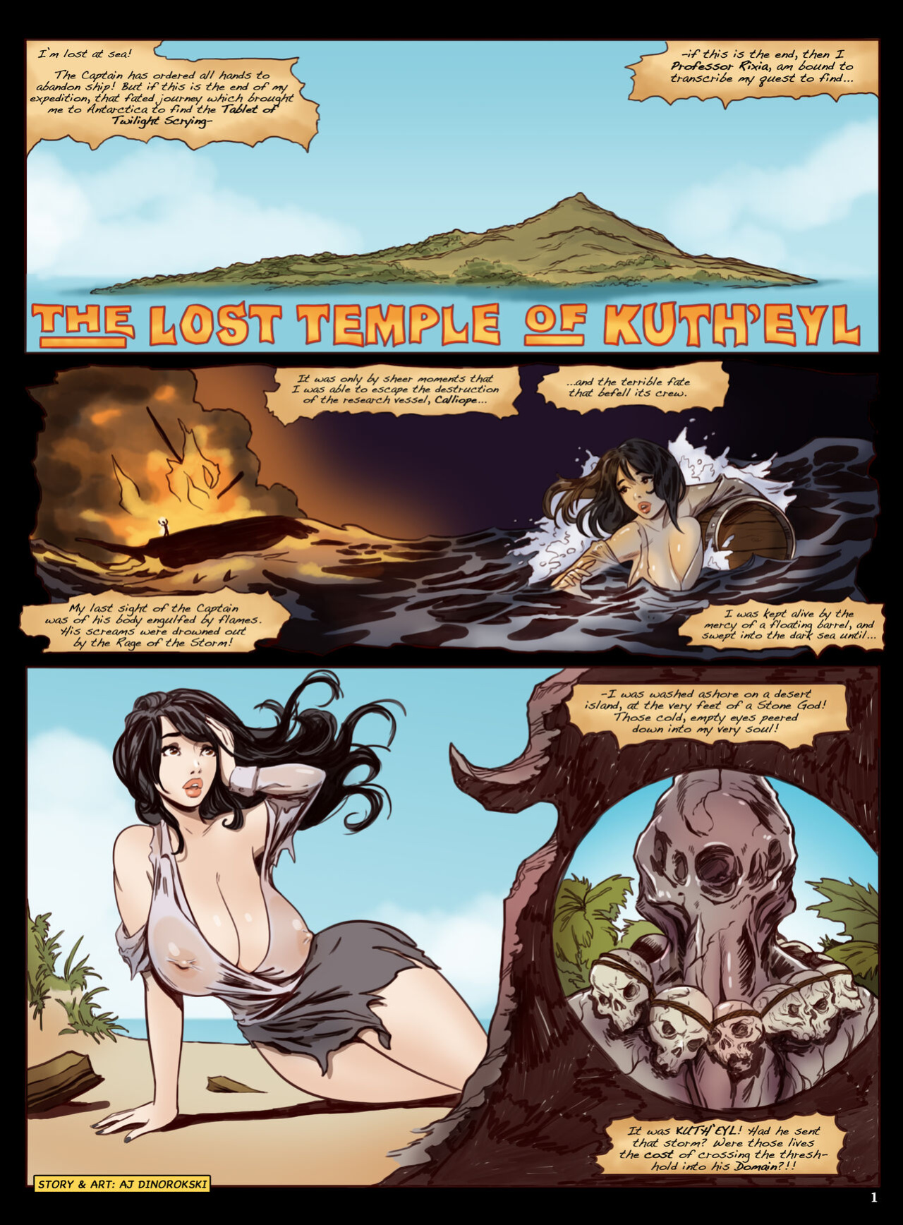 [UDDERS Comix] - The Lost Temple Of Kuth'Eyl: Part One