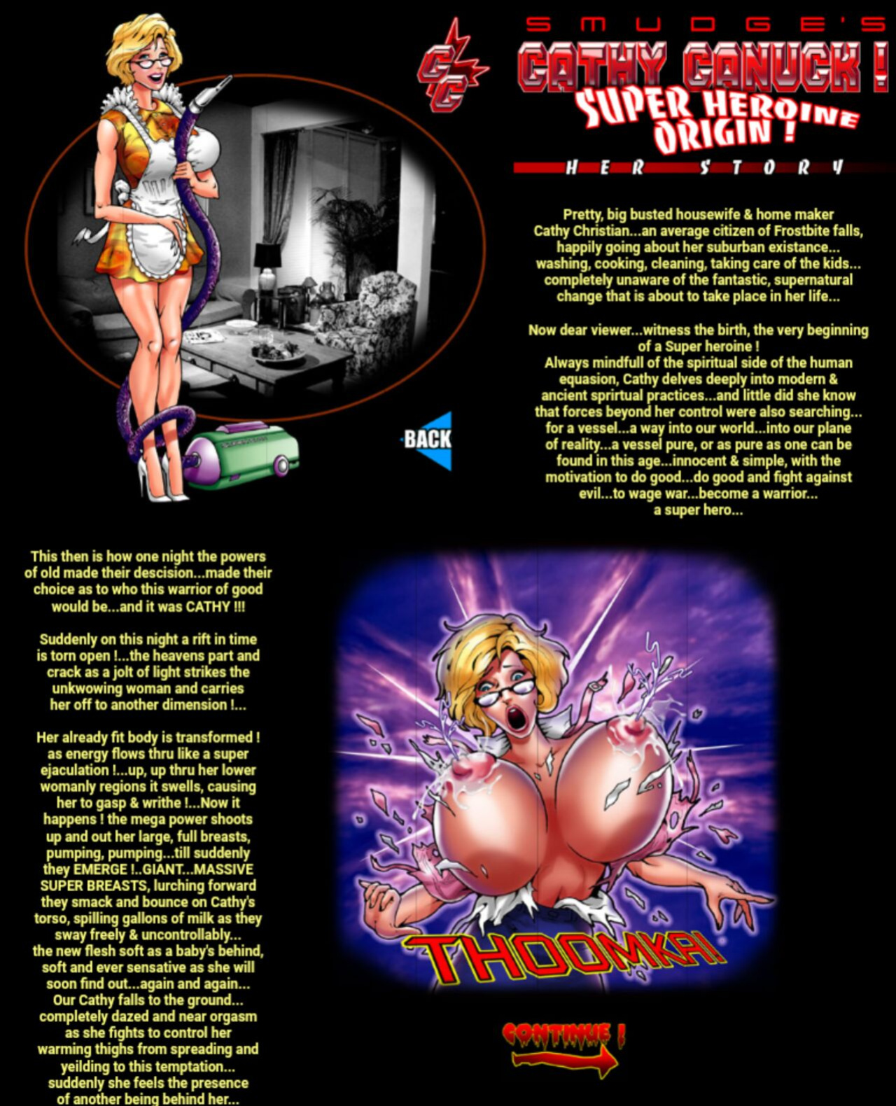 Cathy Canuck Super Heroine Origin: Her Story