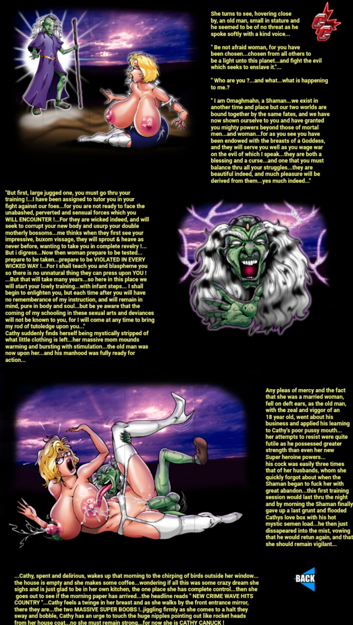 Cathy Canuck Super Heroine Origin: Her Story
