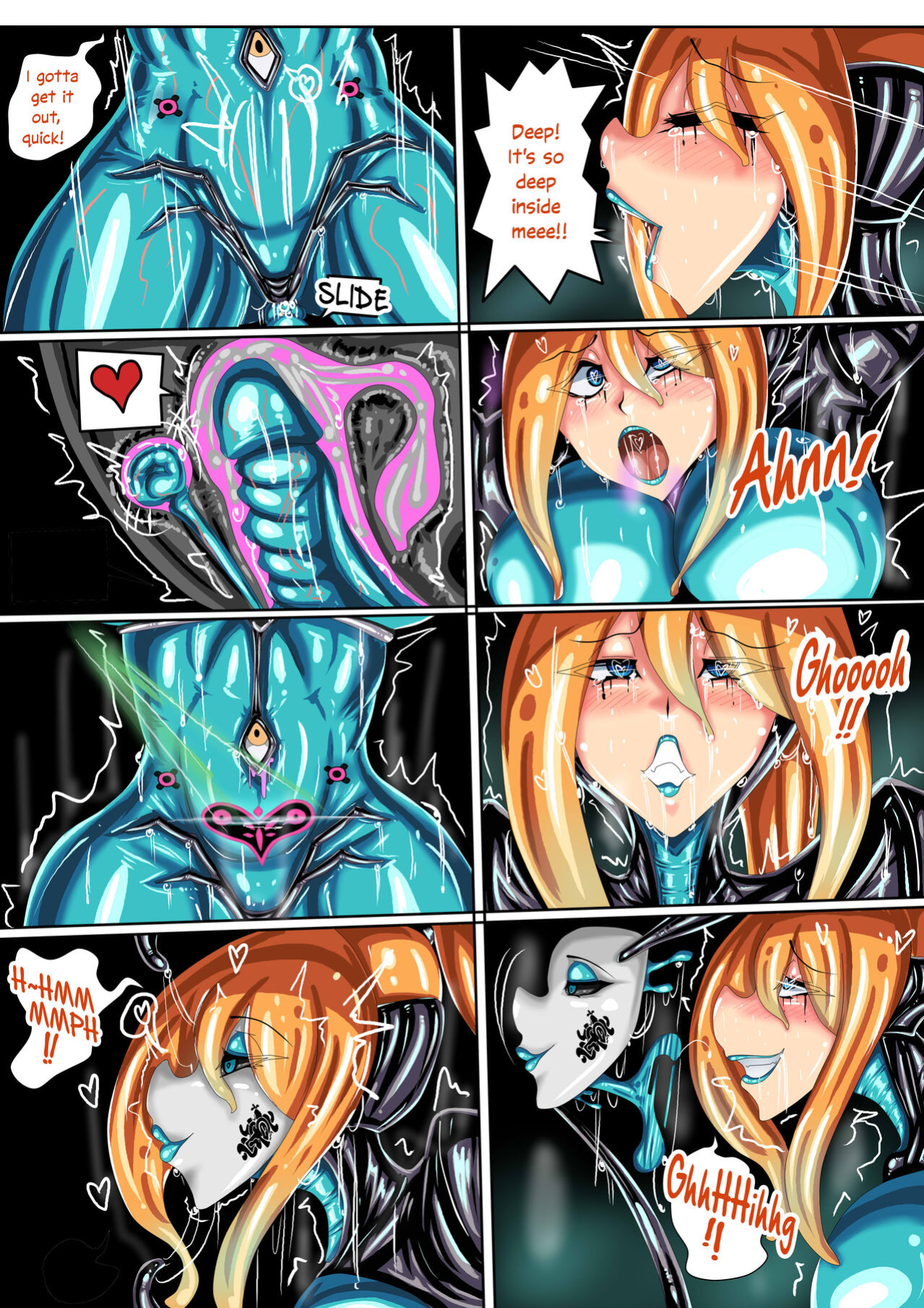 [Jokerkin] Samus Tentacle Comic