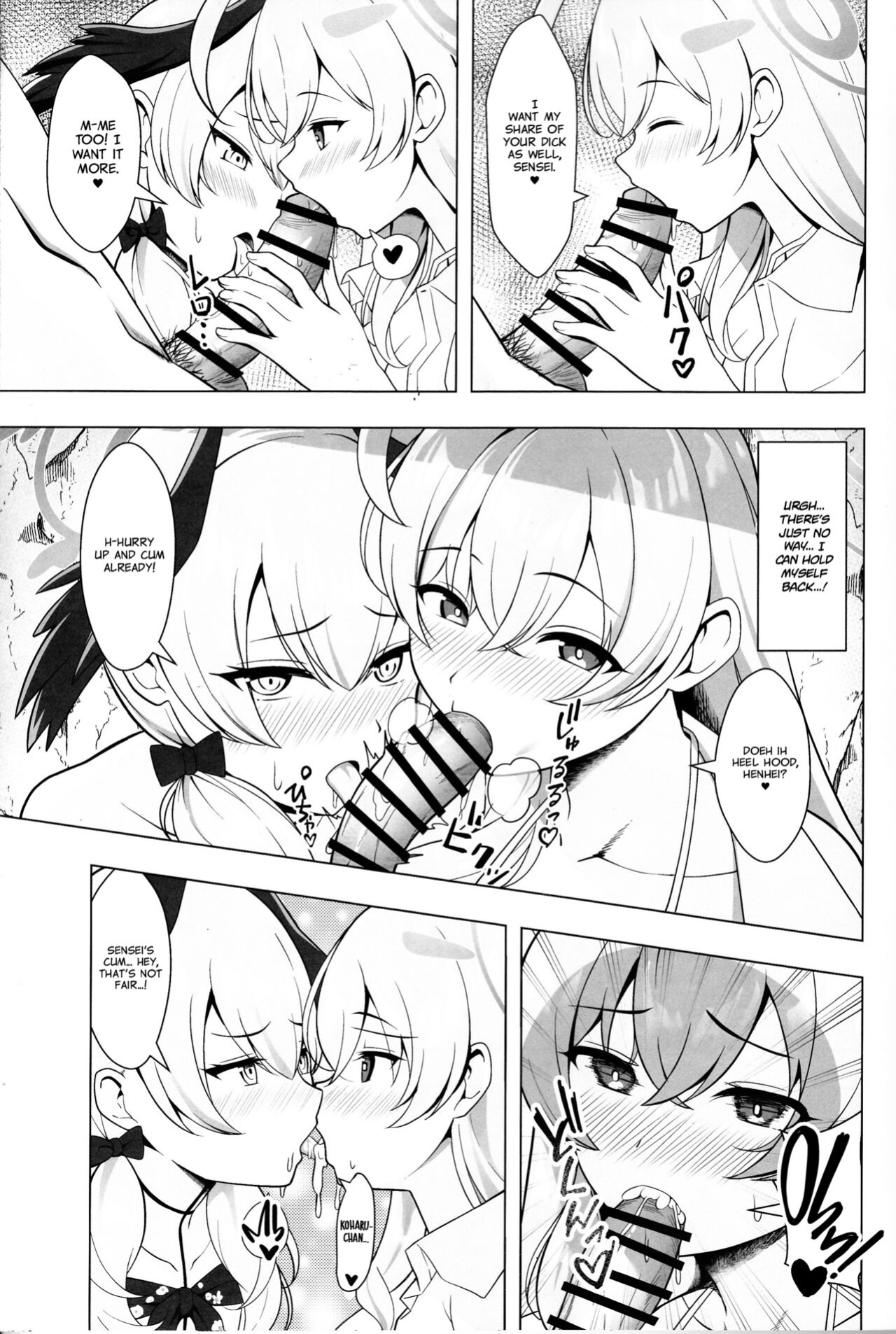 (C103) [Nekolovelandou (Nekojima)] Hanako to Koharu o Mujintou de Haramaseru Hon | Impregnating Hanako and Koharu in a Deserted Island (Blue Archive) [Project Valvrein]