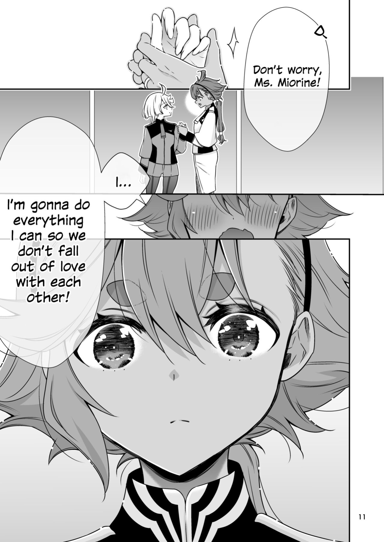 [Waterfall (Takano Saku)] Shiawase na Hibi -if- | Days of Happiness -if- (Mobile Suit Gundam: The Witch from Mercury)