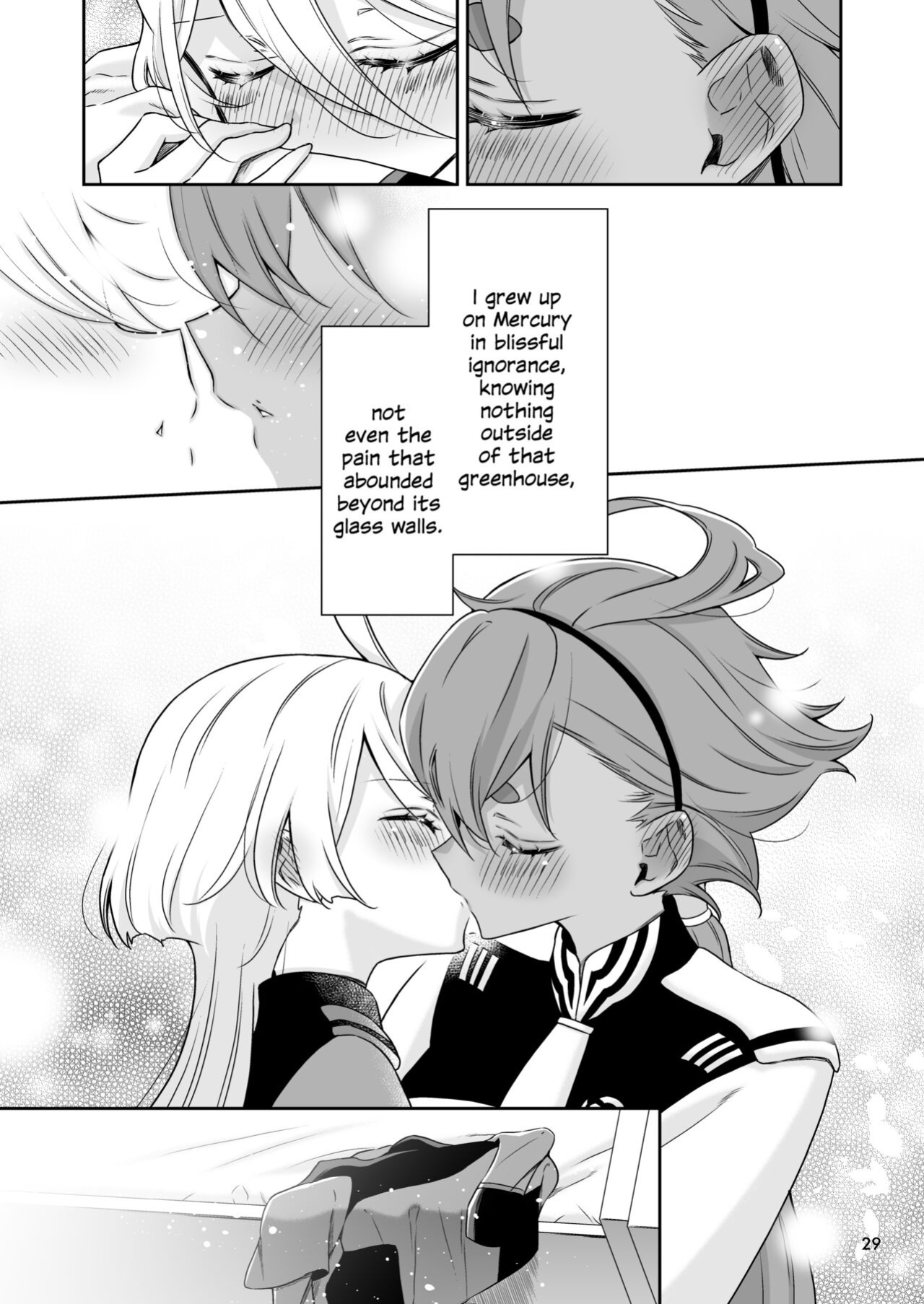 [Waterfall (Takano Saku)] Shiawase na Hibi -if- | Days of Happiness -if- (Mobile Suit Gundam: The Witch from Mercury)