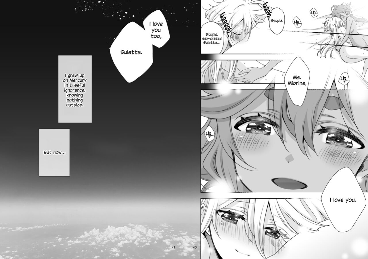 [Waterfall (Takano Saku)] Shiawase na Hibi -if- | Days of Happiness -if- (Mobile Suit Gundam: The Witch from Mercury)