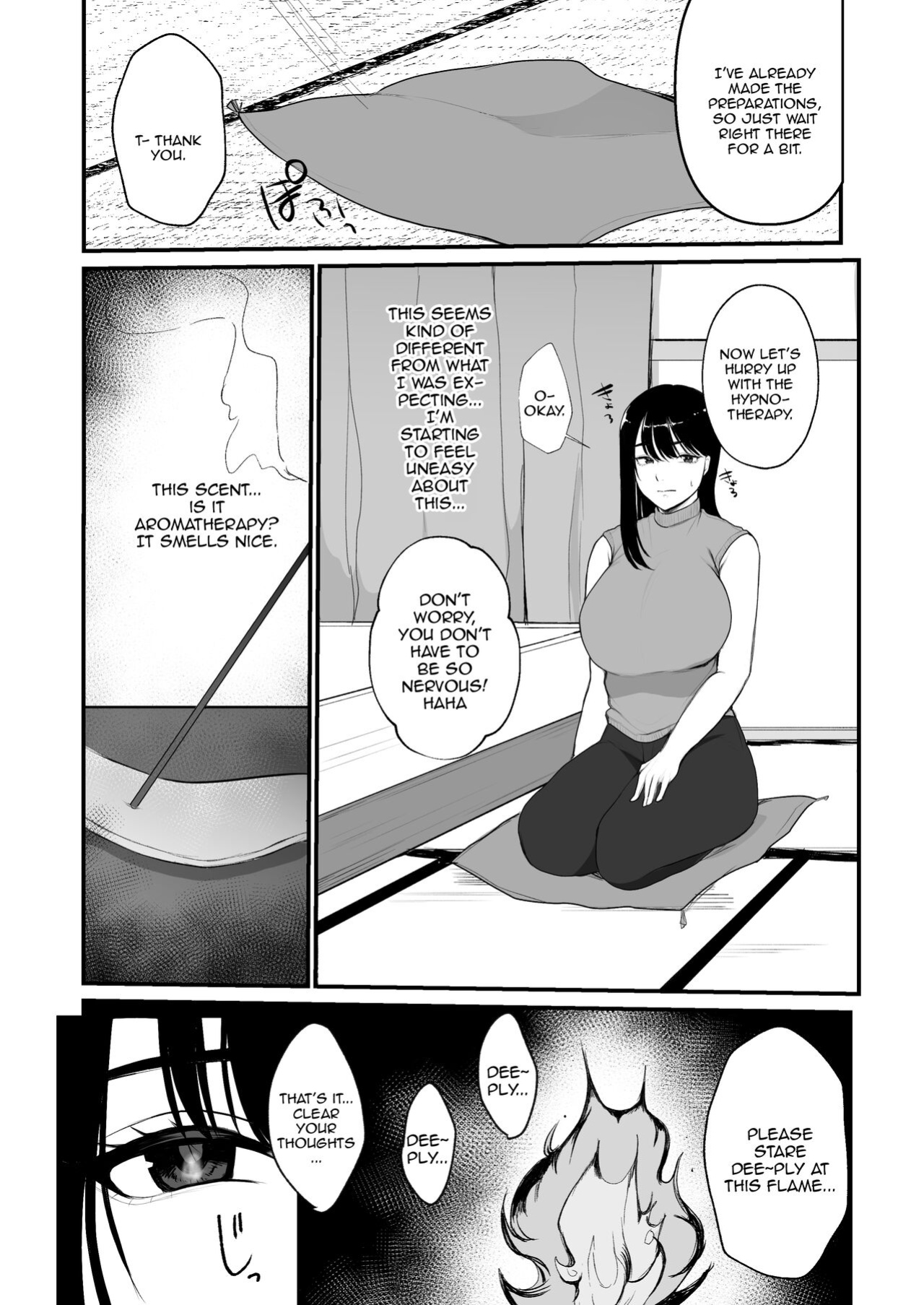 [Nanda Kono Sekai (Giriken)] Ninkatsu Hitozuma Akutoku Saimin Ryouhou de Gokainin / A Housewife Looking To Get Pregnant Gets Inseminated By The Wrong Person Misusing Hypnosis Therapy