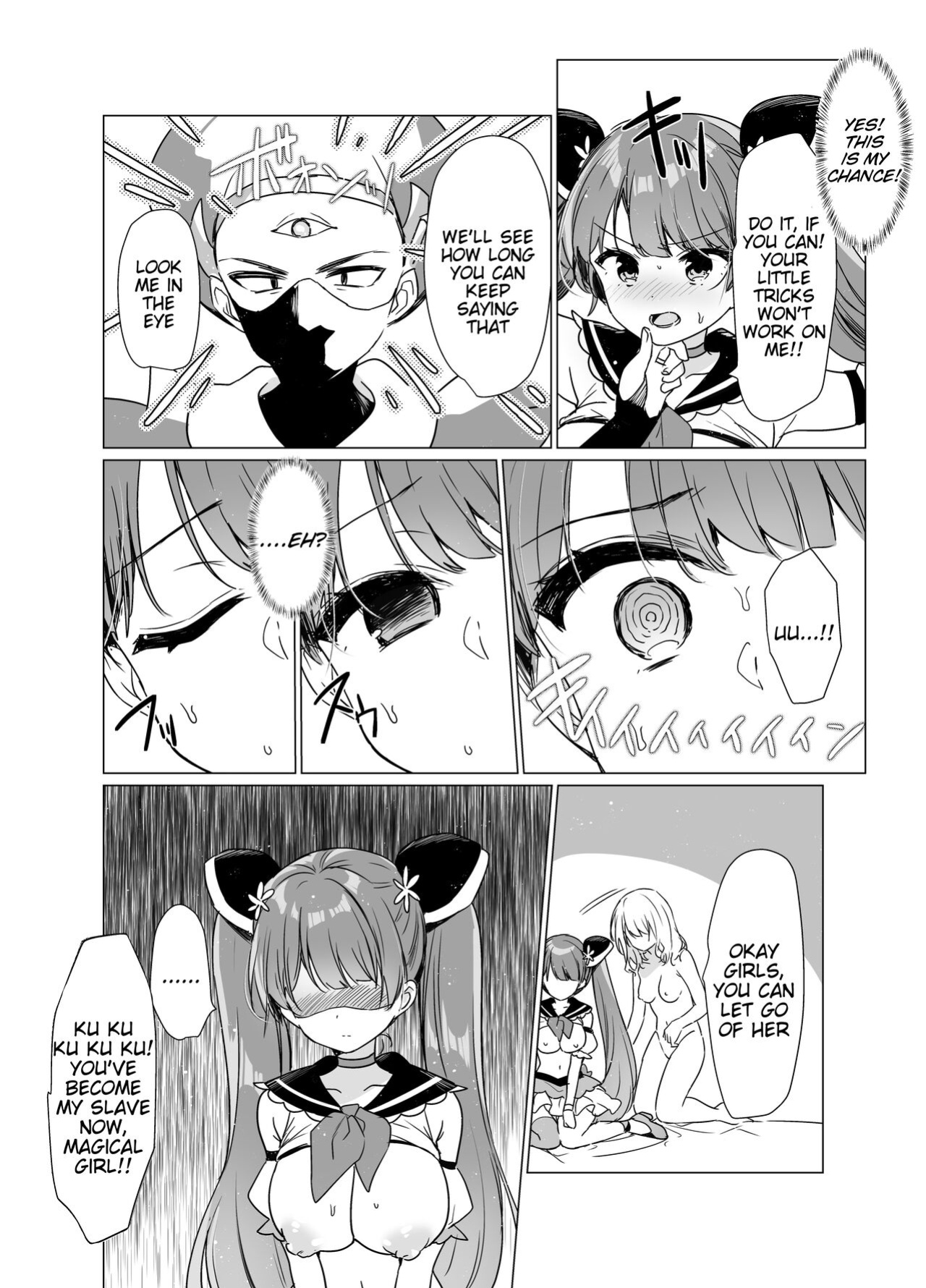 [uniuni (Kisukekun)] Mahou Shoujo VS Saimin Kyoujin [Tigoris Translates]