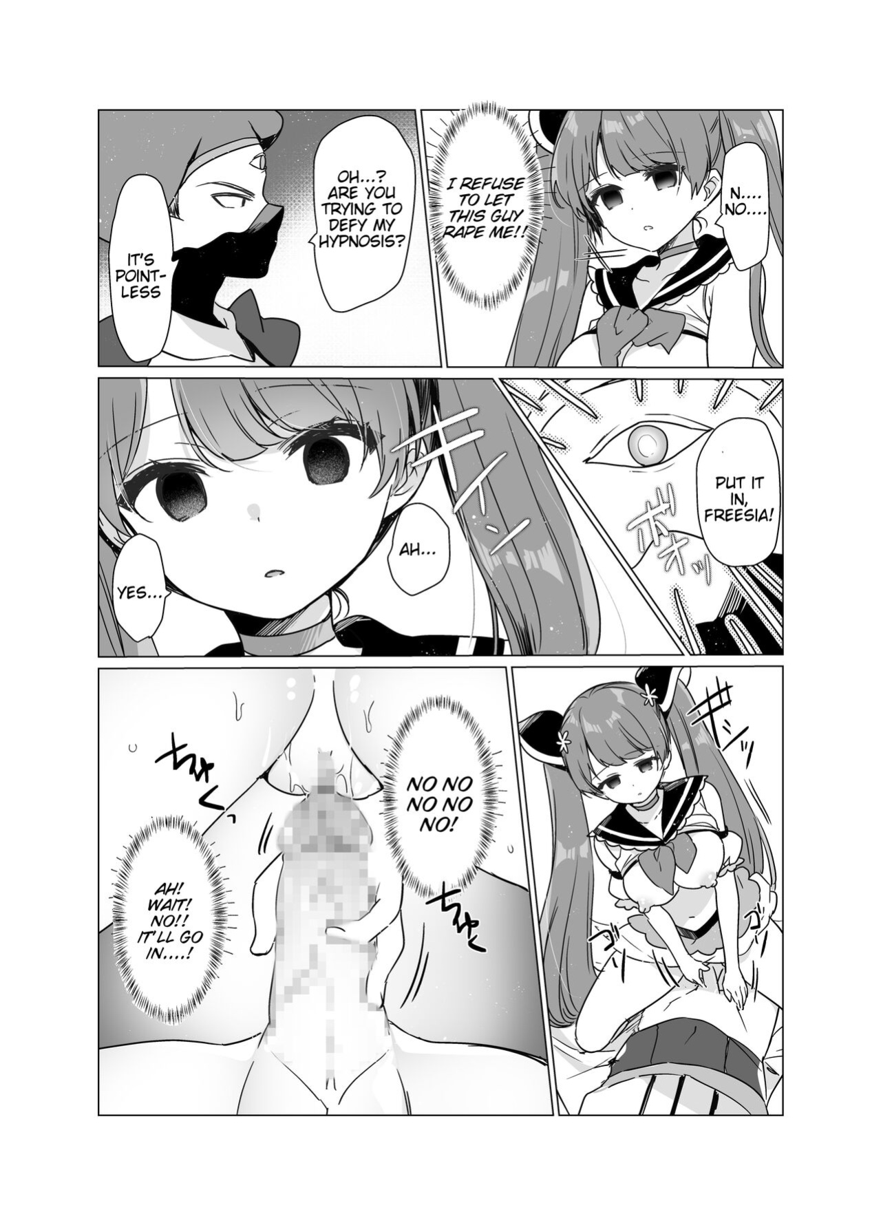 [uniuni (Kisukekun)] Mahou Shoujo VS Saimin Kyoujin [Tigoris Translates]