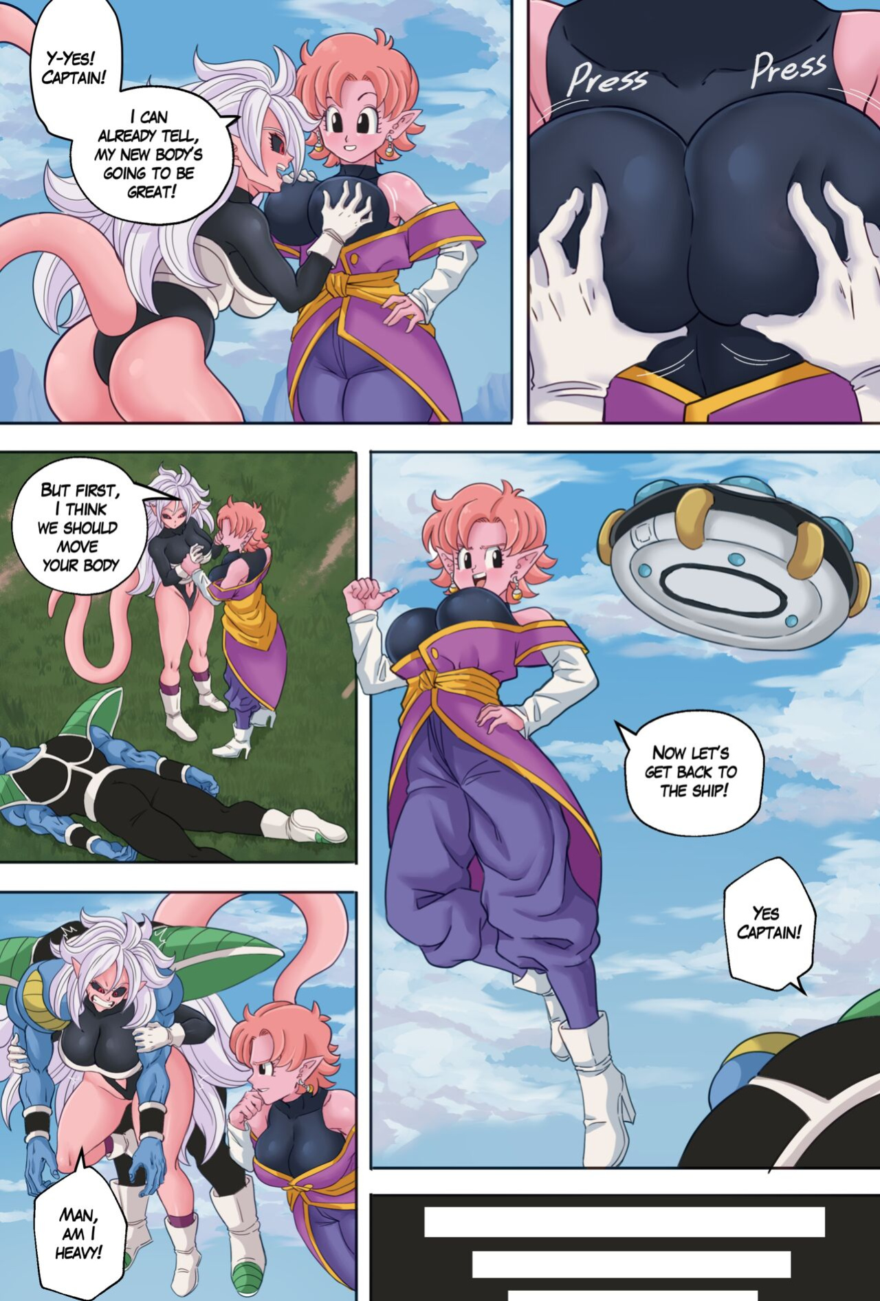 AxlexCima: Body Swap! Pt.7! (Dragon Ball Z) (Completed) English