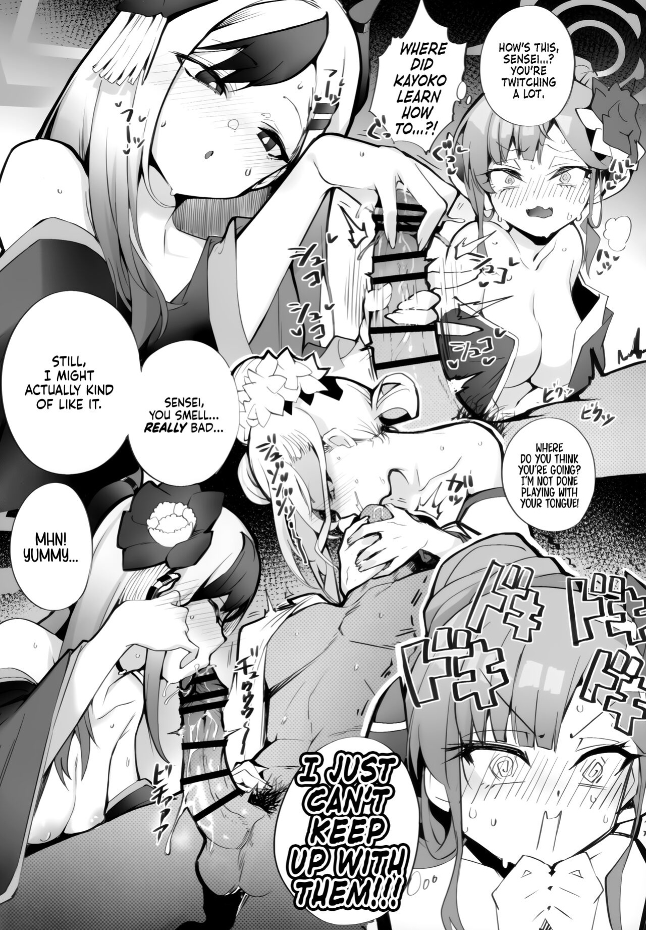 (C103) [Armadillo (Renji)] I’ll Handle Your Pent-Up Lust! Sensei! We Really Love You, So... We’ve Come Up With A Way To... Relieve You❤ (Blue Archive) [head empty]