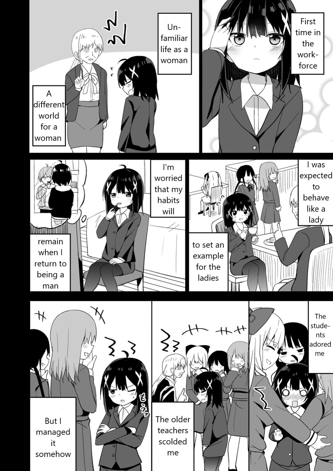 Ojou-sama Gakkou ni Onna Kyoushi toshite Funin Shita Ore to Futanari Ojou-sama