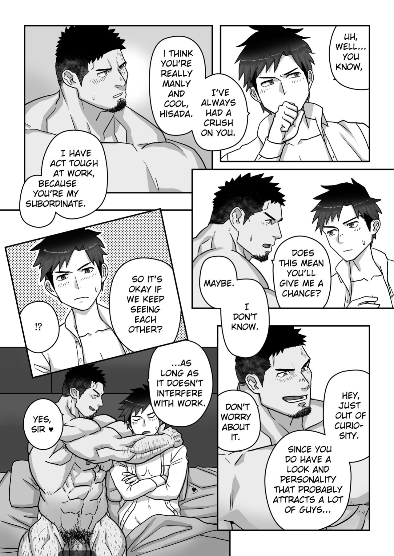 [Mitsuwa Building (Kuromine Hiraya/Yuatari)] Mitomeru Made wa Himitsu Kyoutei | Confidential Until Approved (Otoko Matsuri vol. 11)