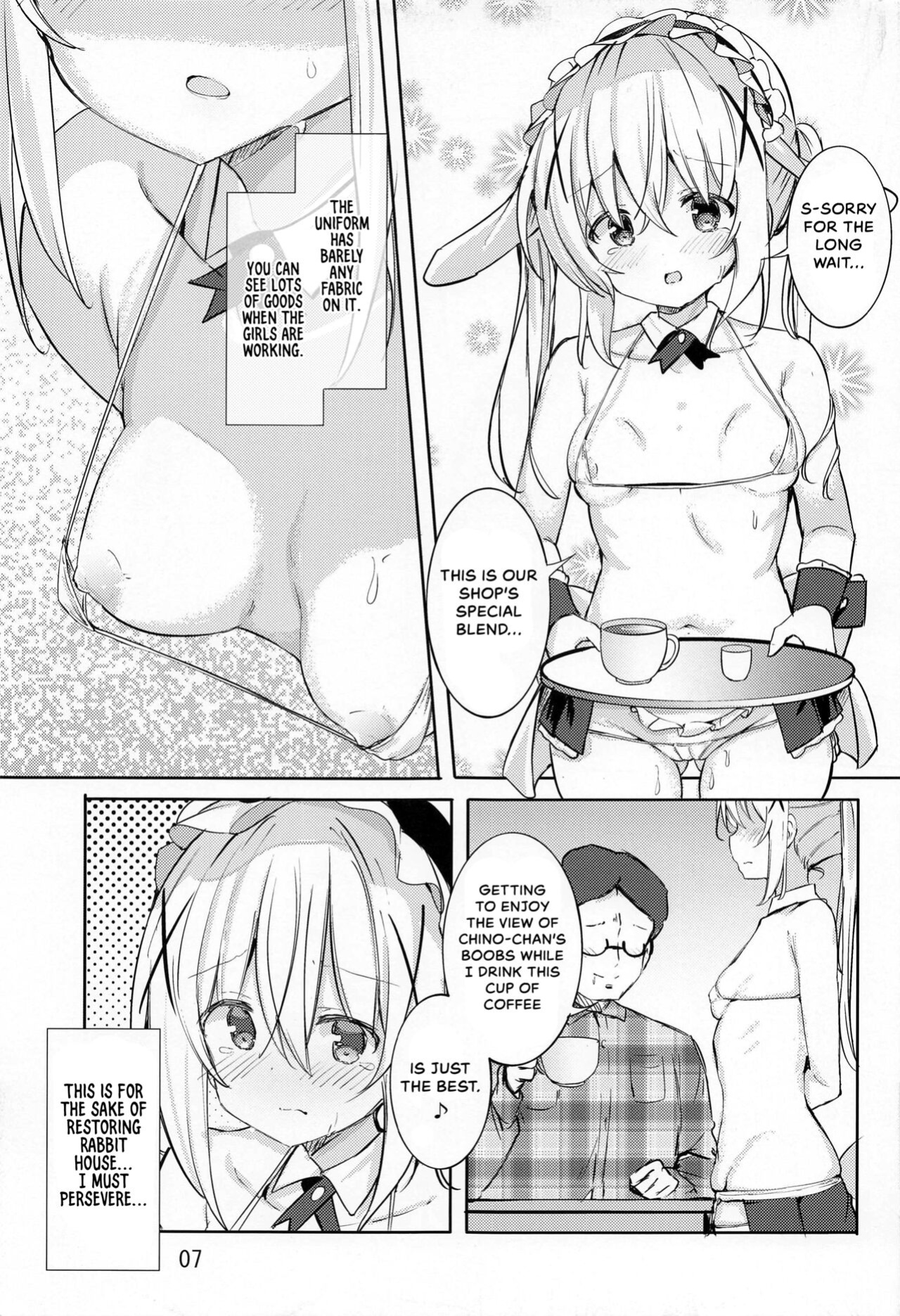 (C101) [0000 (Kurou)] Ikagawashii Omise Hajimemashita (Gochuumon wa Usagi desu ka) {Hennojin}