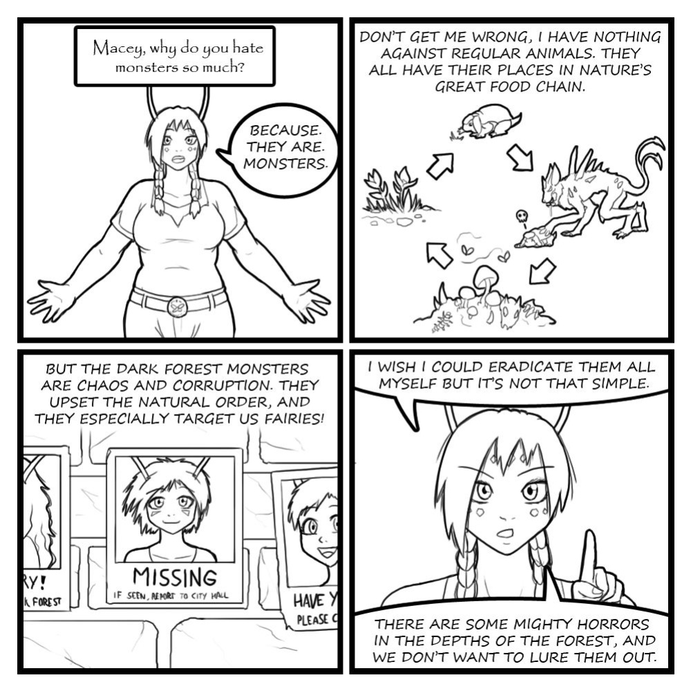 Fairies vs Tentacles - Character Questions