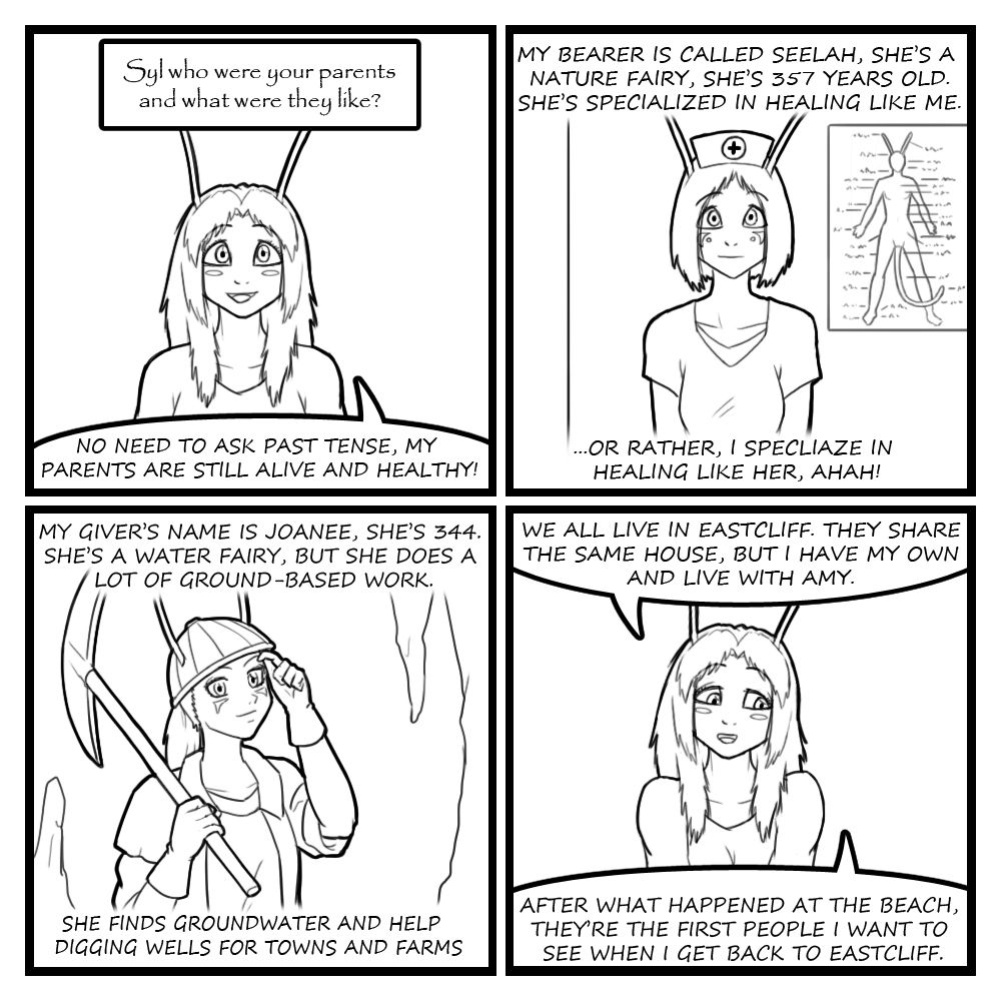 Fairies vs Tentacles - Character Questions