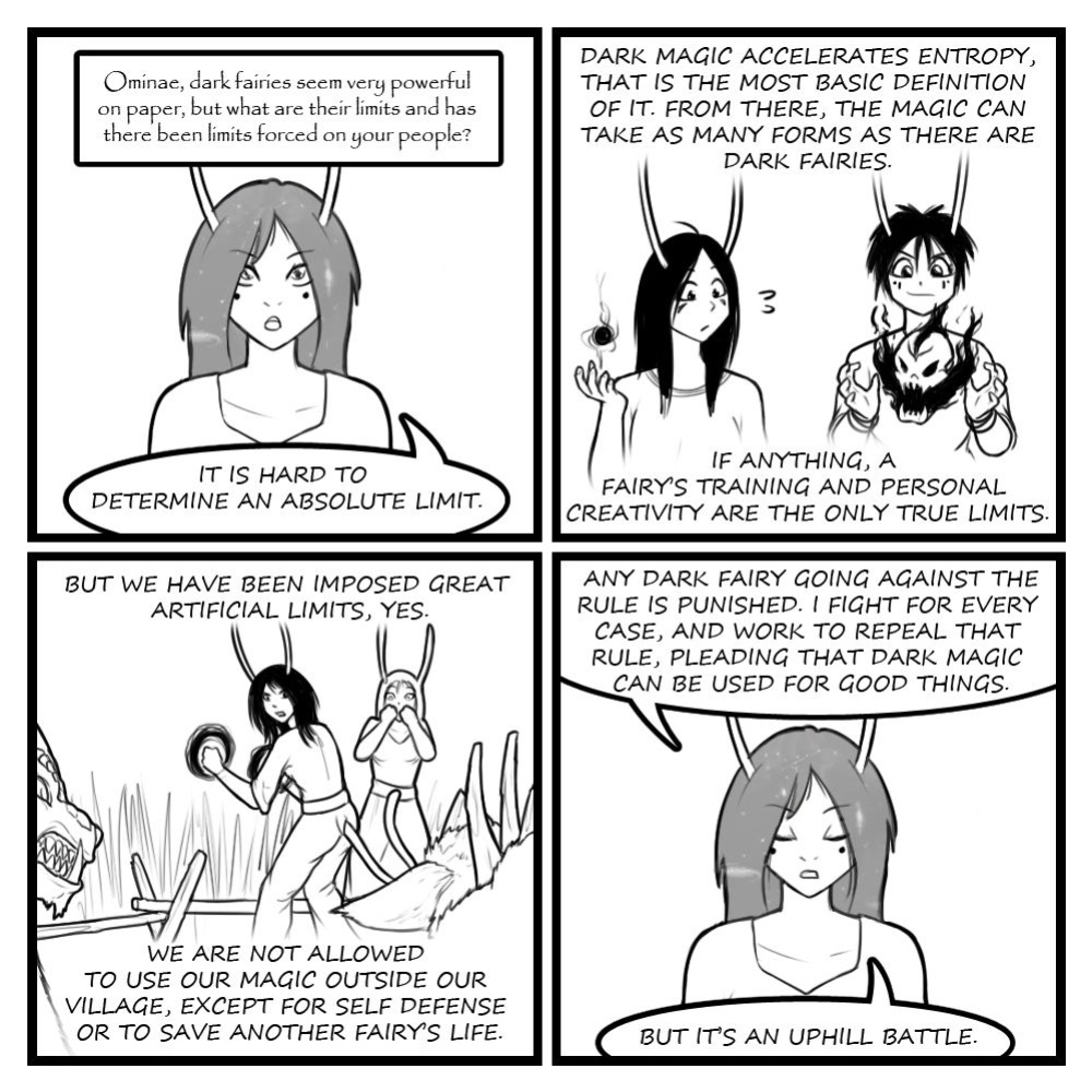 Fairies vs Tentacles - Character Questions
