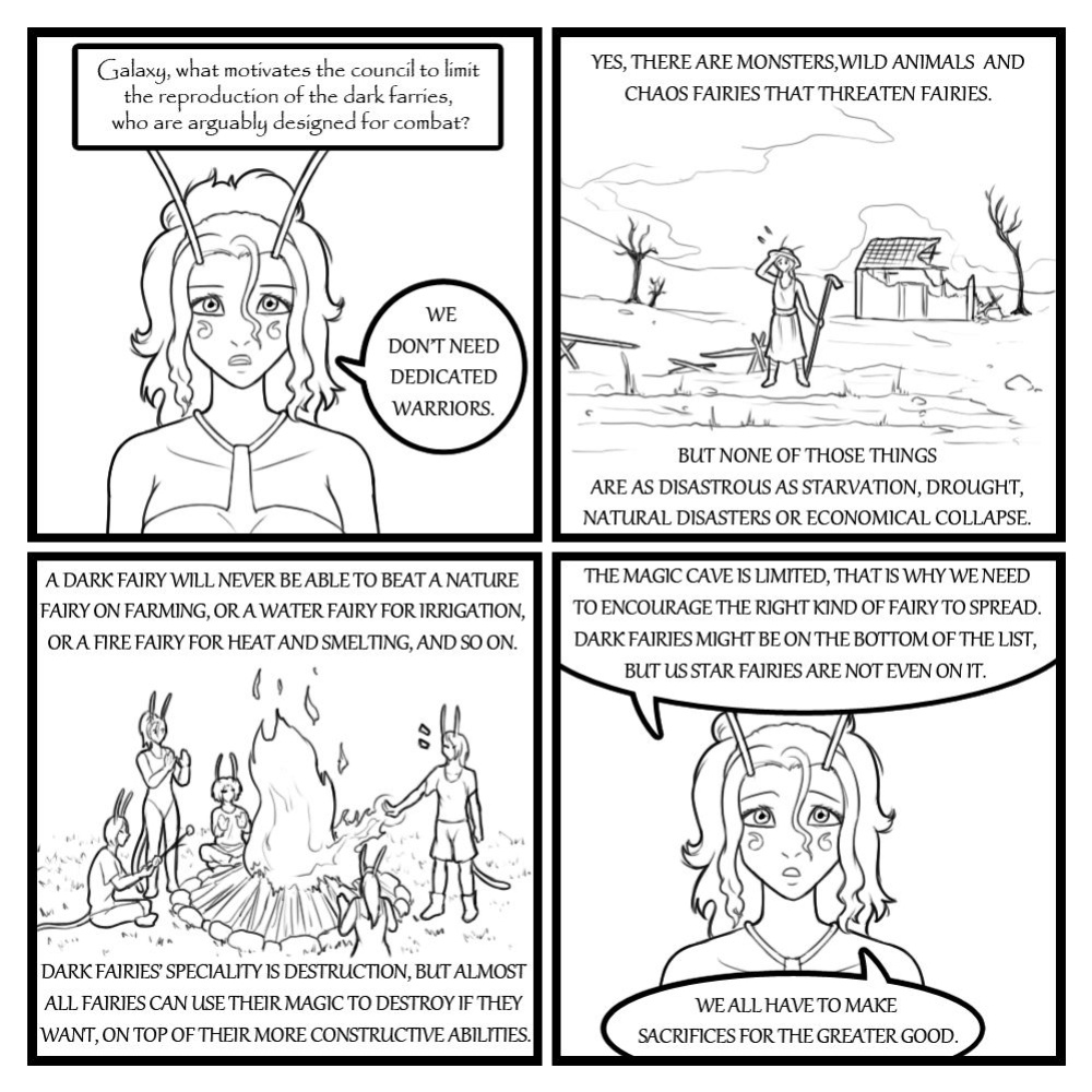 Fairies vs Tentacles - Character Questions