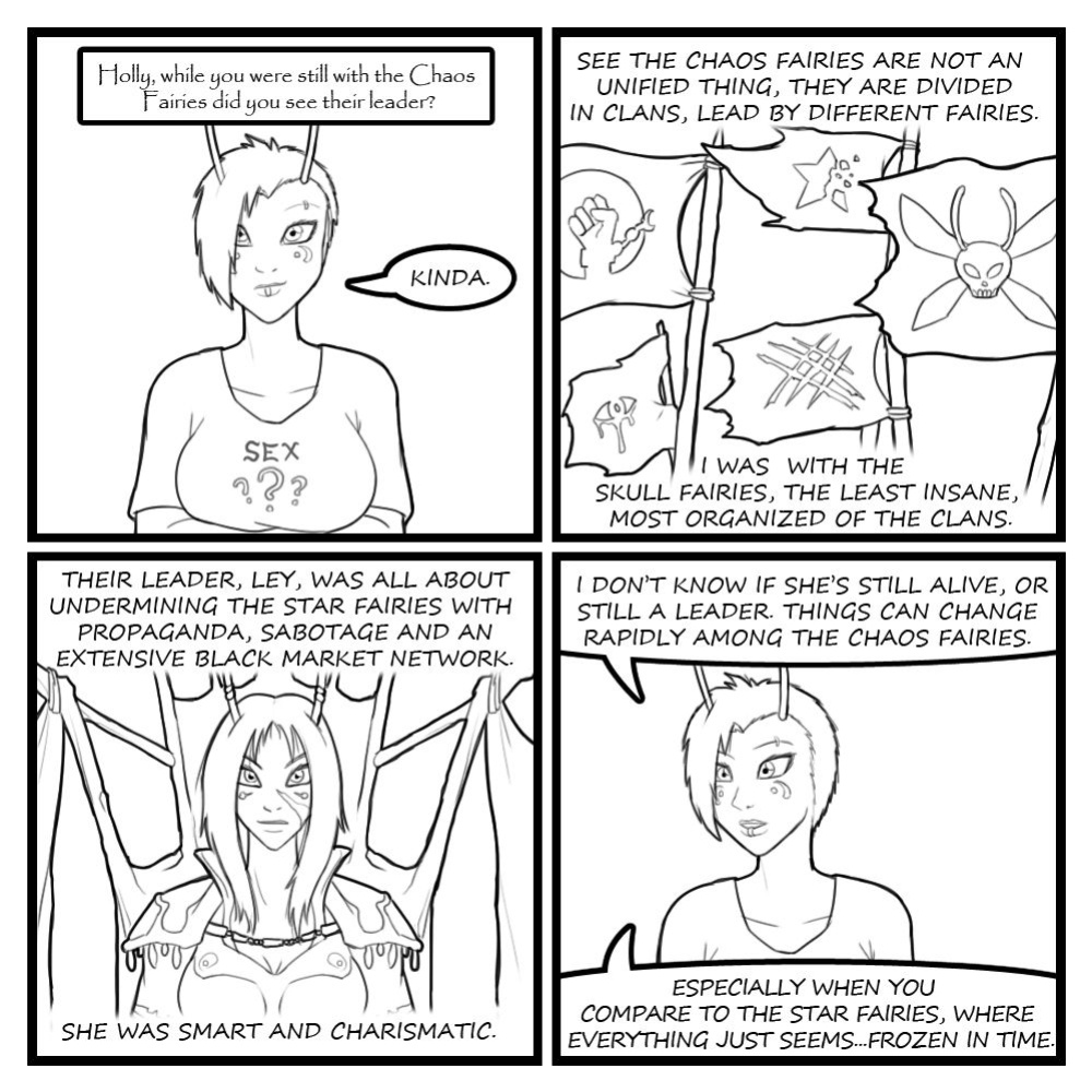 Fairies vs Tentacles - Character Questions