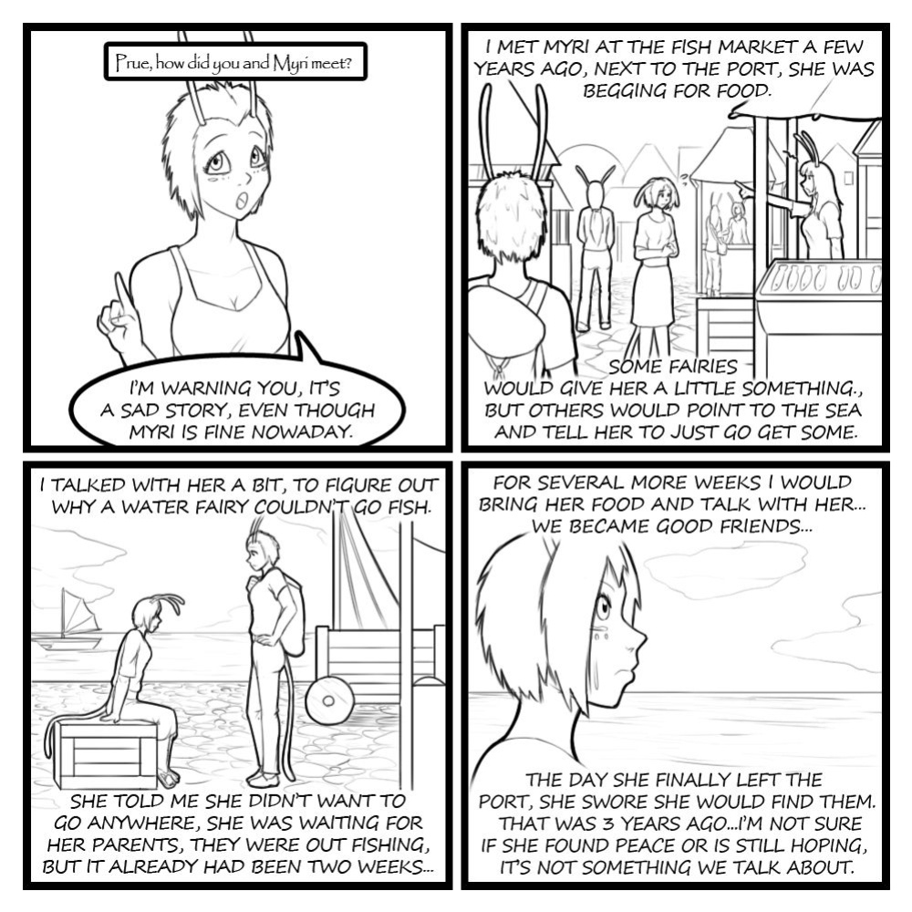 Fairies vs Tentacles - Character Questions