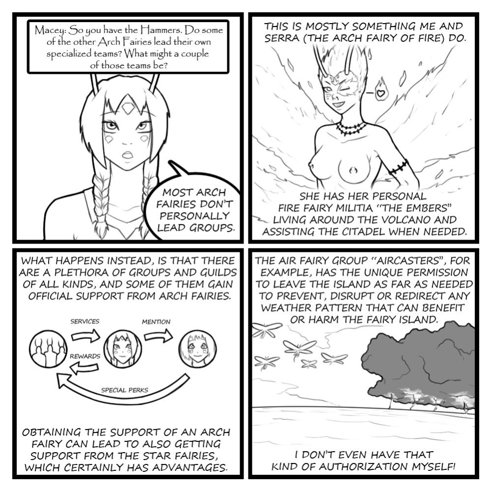 Fairies vs Tentacles - Character Questions