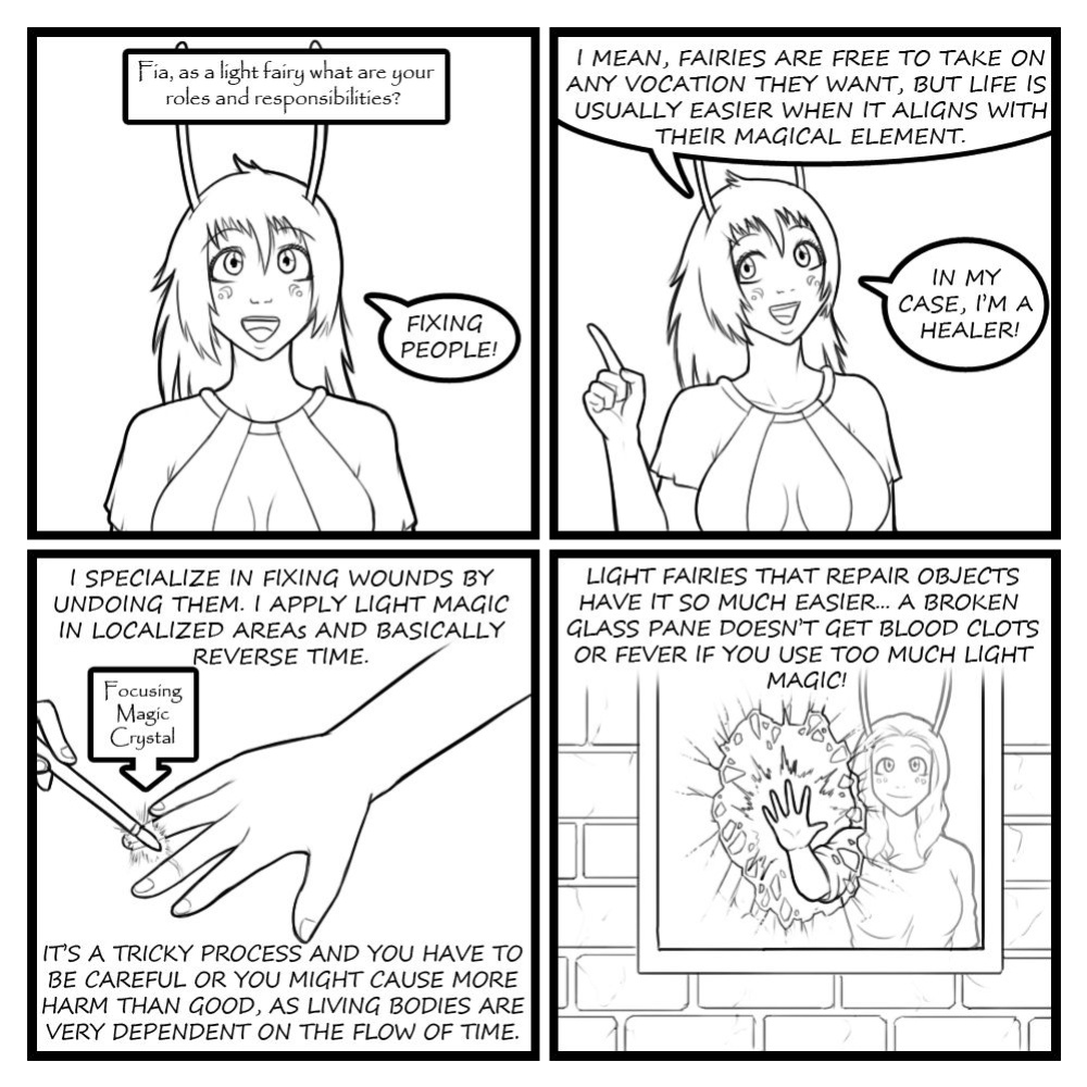 Fairies vs Tentacles - Character Questions