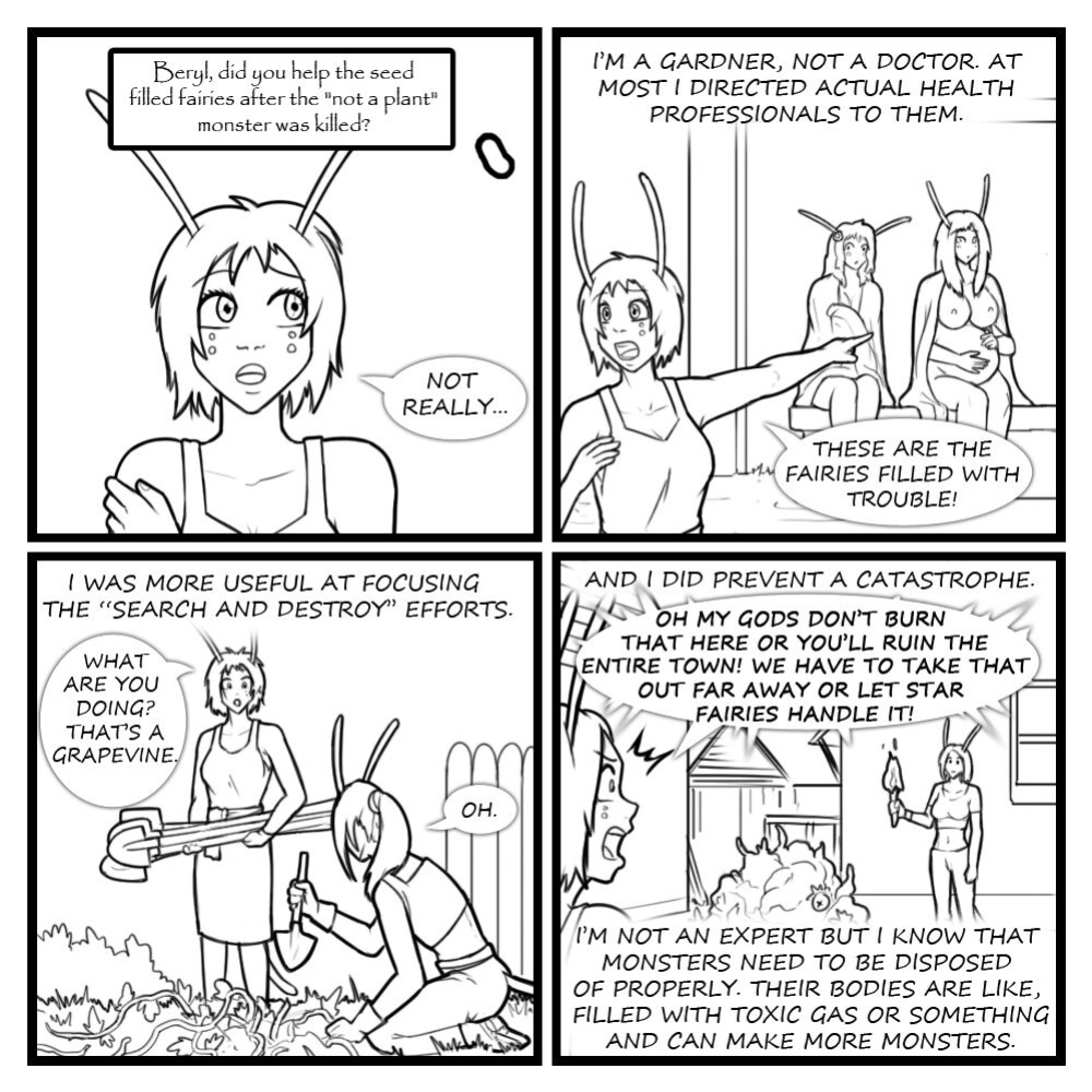 Fairies vs Tentacles - Character Questions
