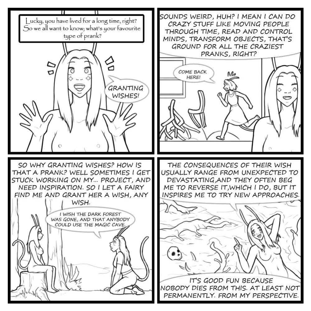 Fairies vs Tentacles - Character Questions