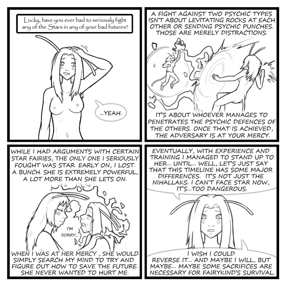 Fairies vs Tentacles - Character Questions