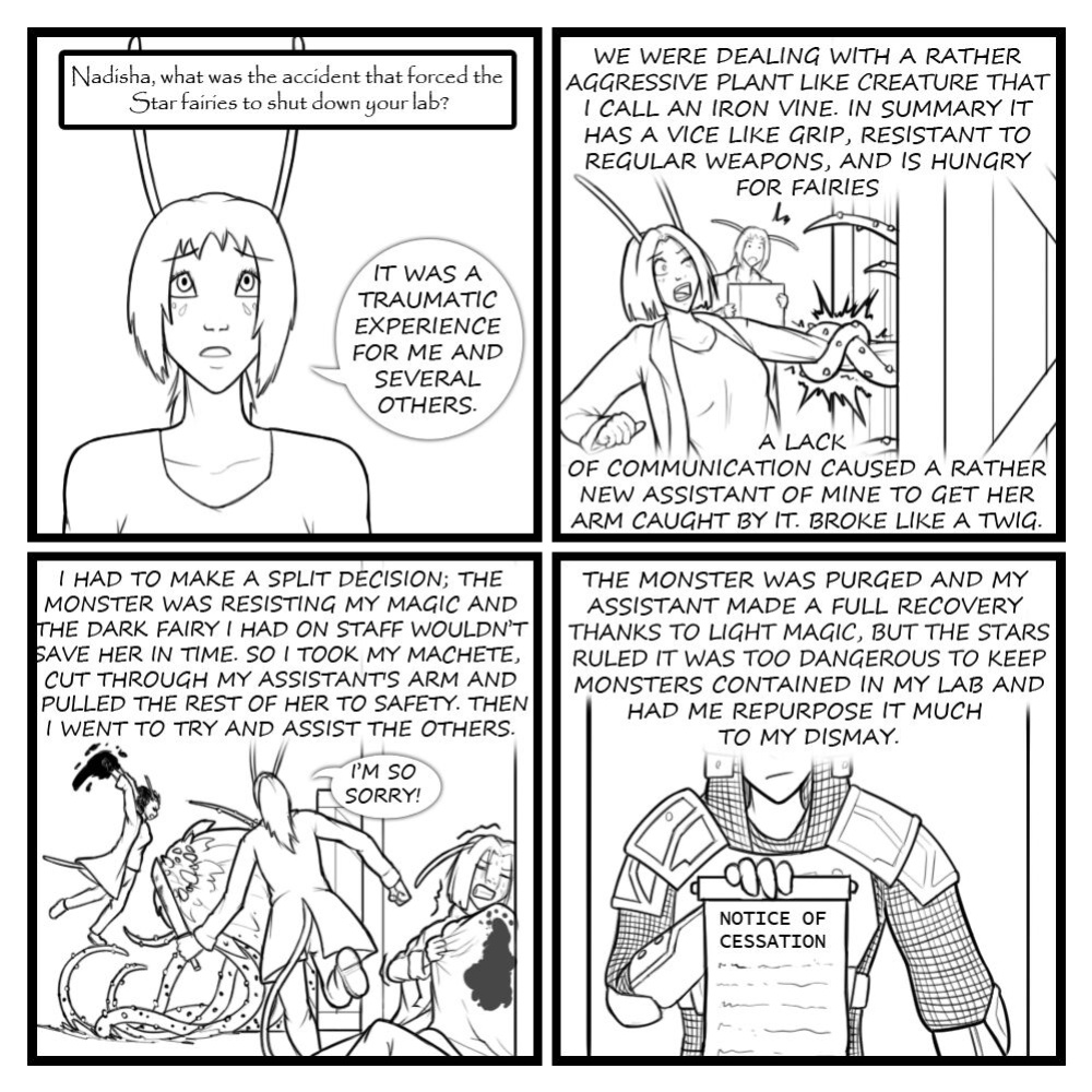 Fairies vs Tentacles - Character Questions