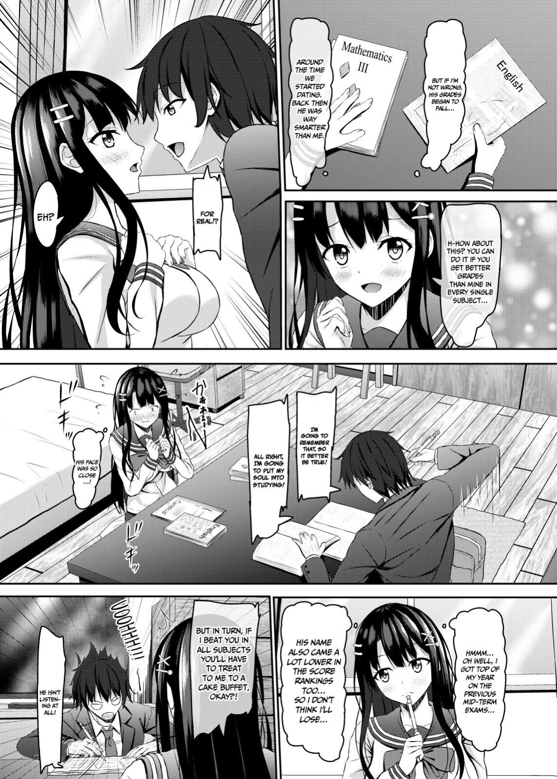 [Akanagi (Aikawa Tatsuki)] Saishoku Kenbi de Hazukashigariya na jk to Hatsu H made | The First of an Embarrassed Highschool Girl Blessed With Both Brains and Beauty