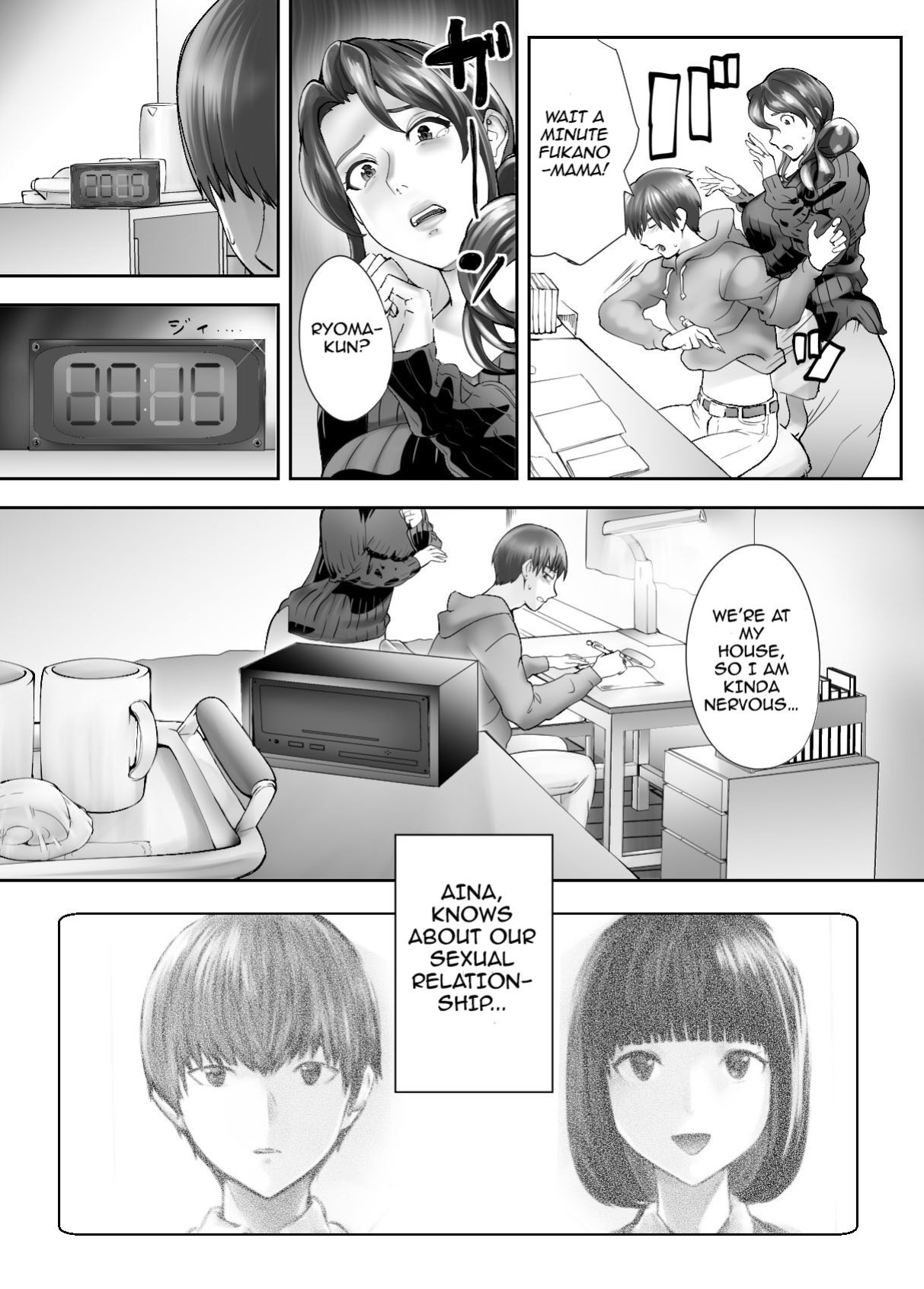 [Pink Sakuhin Okiba (Pink Taro)] Osananajimi ga Mama to Yatte Imasu. 4 | My Childhood Friend is Doing It with My Mom 4