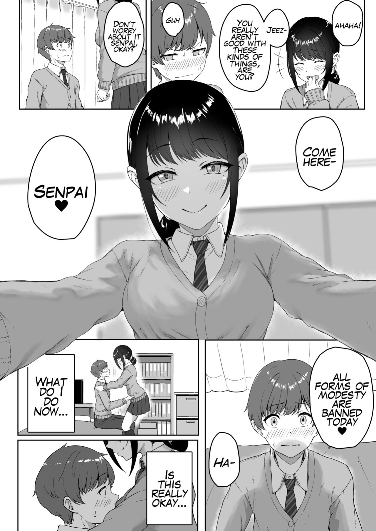 [Aoi Dennou (Aoi Tiduru)] Kouhai Kanojo ni ASMR Kiiteru no ga Baremashita | My Younger Girlfriend Caught Me Listening To ASMR