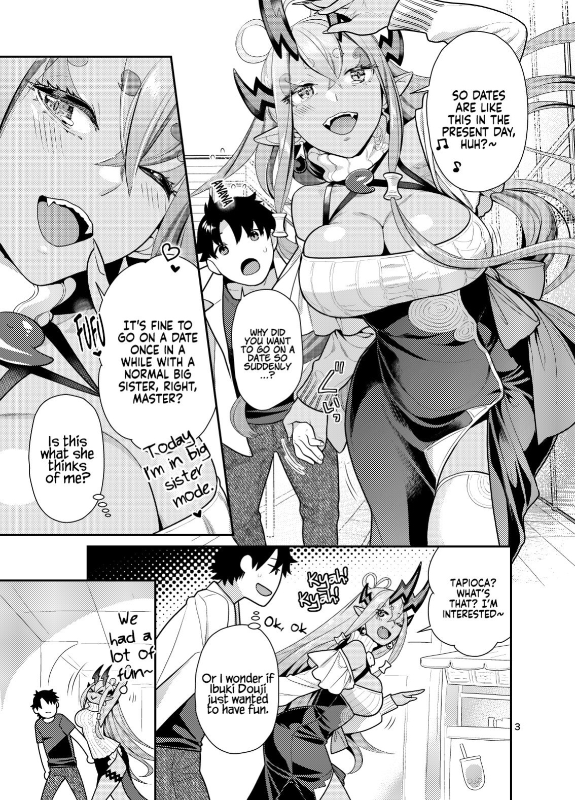 [Nekomataya (Nekomata Naomi)] Ibuki Onee-chan to Ichaicha suru Hon | The Book About Making Out With Big Sis Ibuki (Fate/Grand Order)