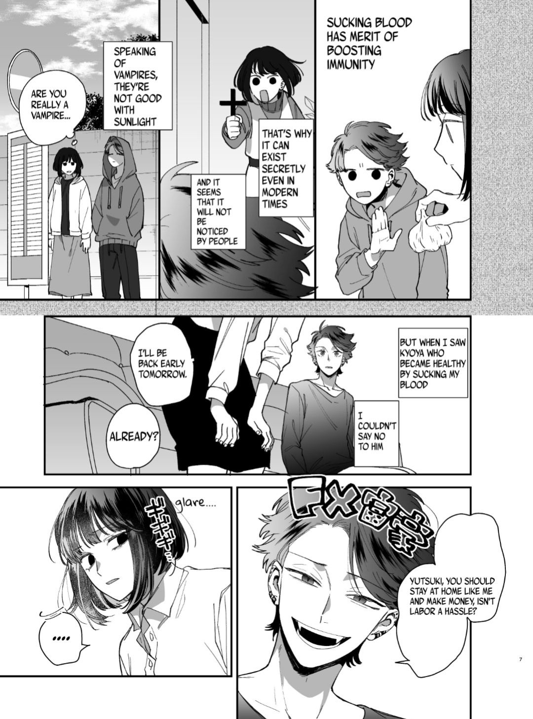 [Umenegi Daimyoujin ] Sucked Dry By My Vampire Friend | Nekokaburi Kyuuketsuki ni Honenozui made Tabetsuku sareru 