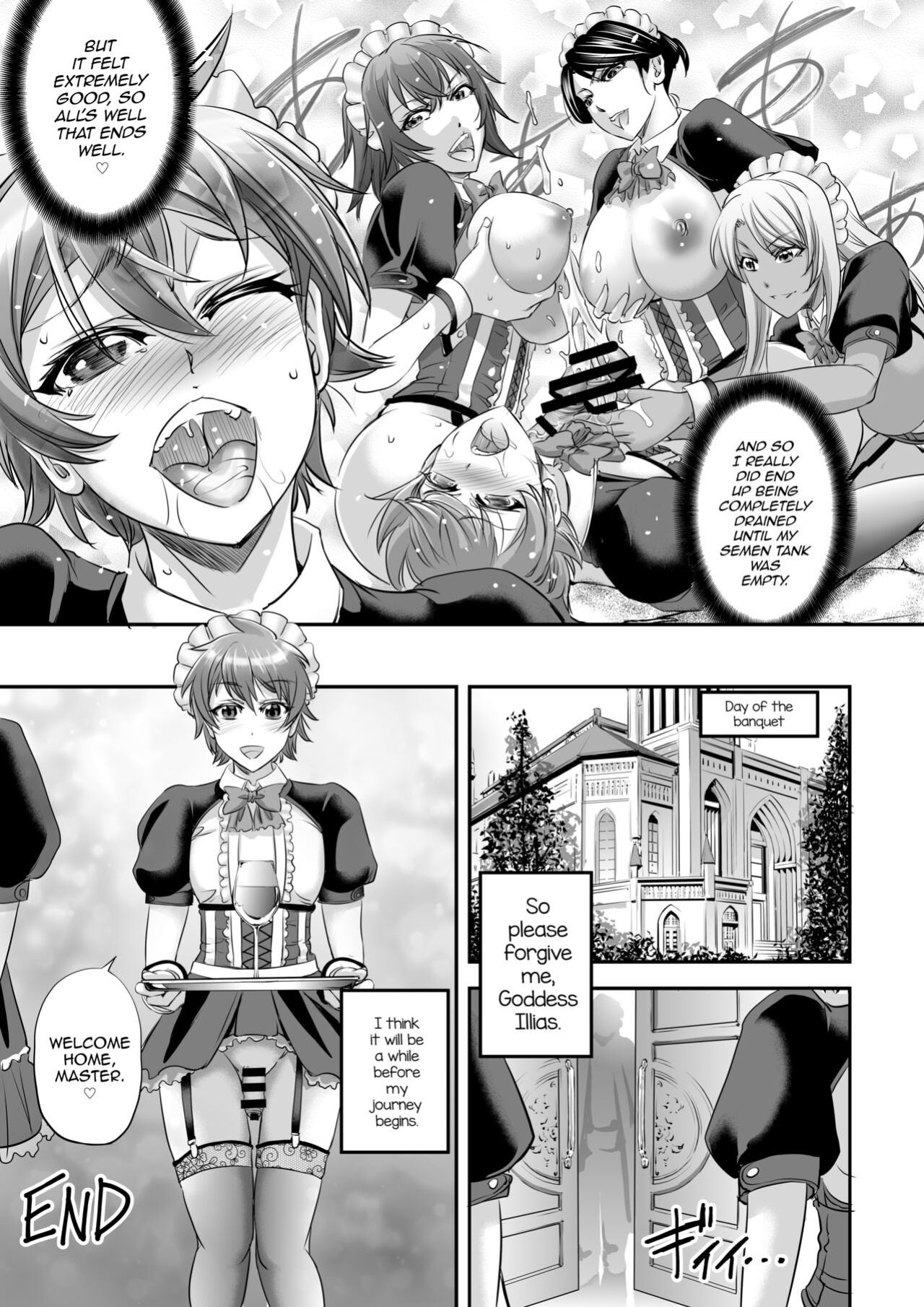 [Monji Koubou (Kikuichi Monji)] MonMusu Quest! ~ Luka no Maid Shugyou | Monster Girl Quest! ~ Luka's Maid Training