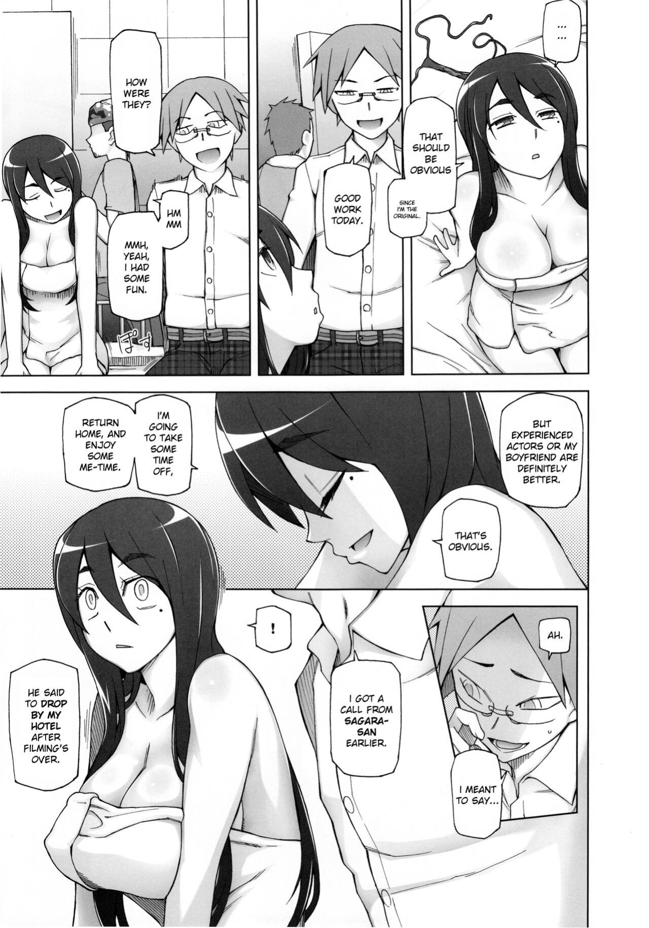 [Garakuta Shoujo (Miito Shido)] Kanojo wa Chou Yuumei Geinoujin... Soshite Boku ni Naisho de AV Joyuu Satomi-Satona Gojitsudan 3 | My Famous Girlfriend... Is An AV Pornstar Behind My Back: SatomixSatona The Sequel Ch. 3 [Ruru Scanlations]