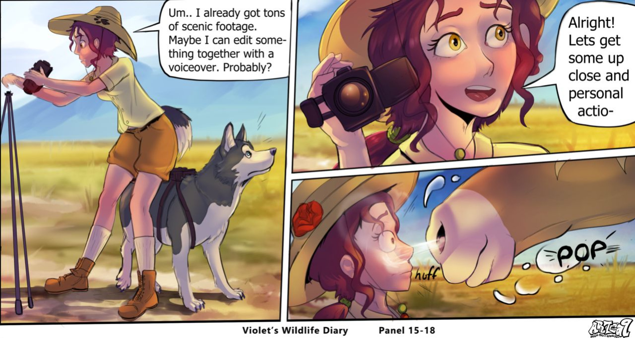 Violets Wildlife Diary CH 1-3