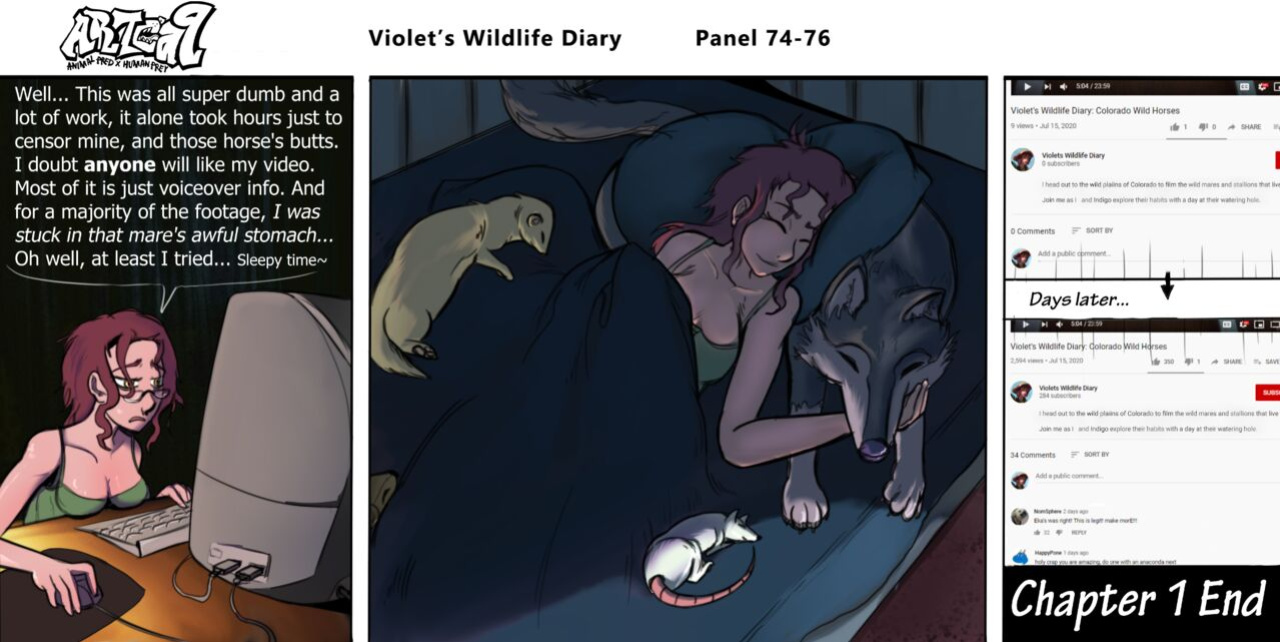 Violets Wildlife Diary CH 1-3