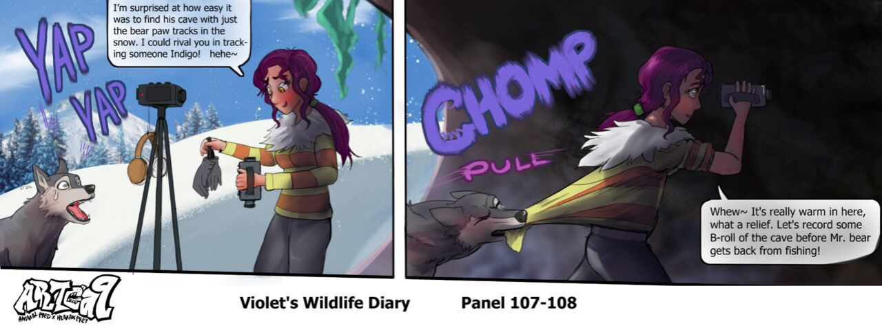 Violets Wildlife Diary CH 1-3