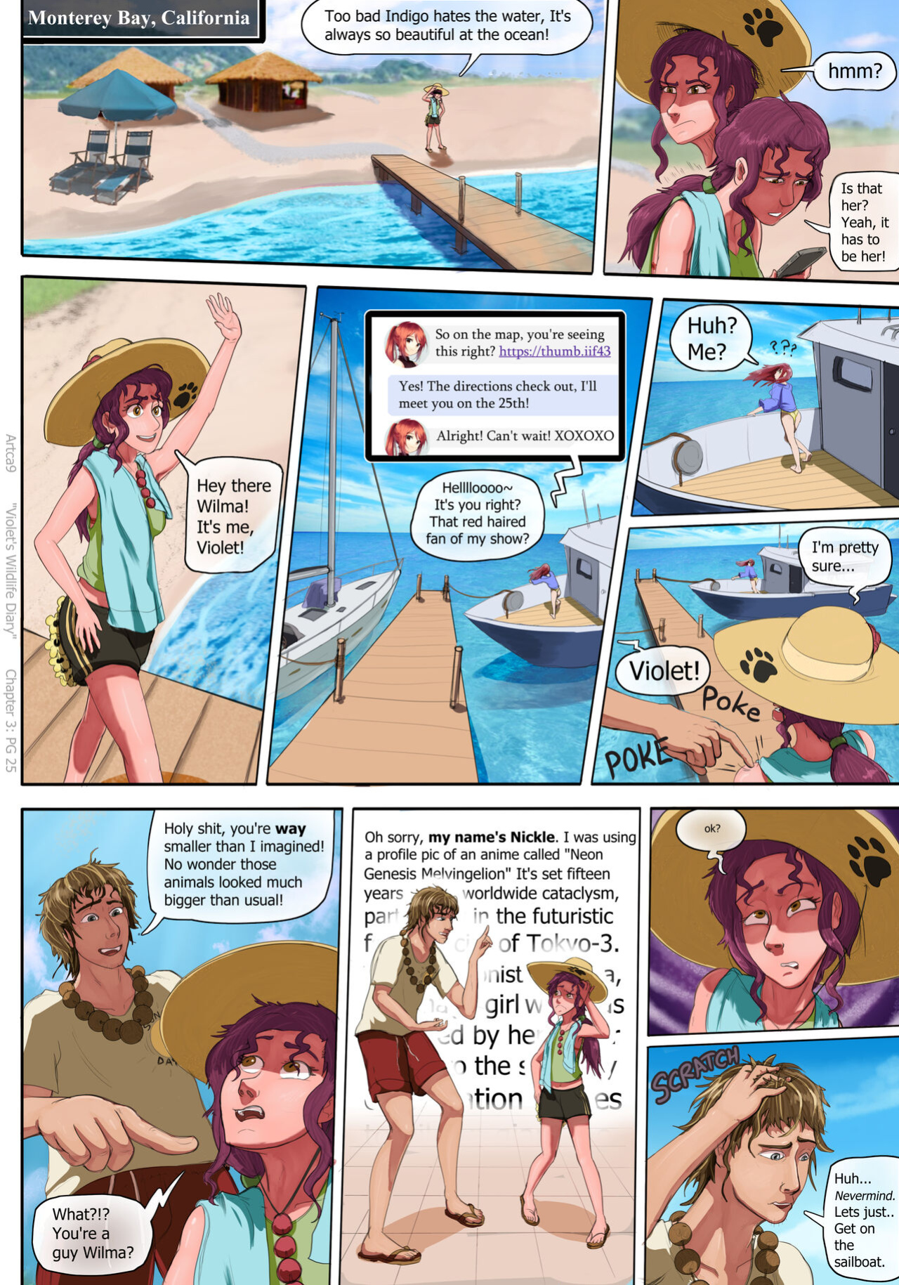 Violets Wildlife Diary CH 1-3