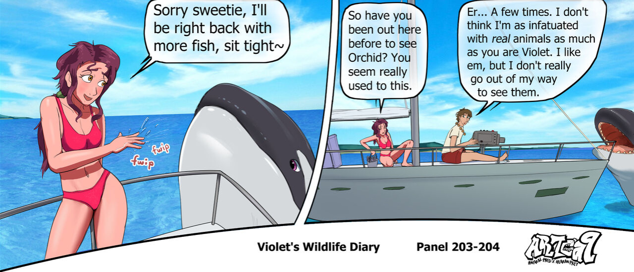 Violets Wildlife Diary CH 1-3