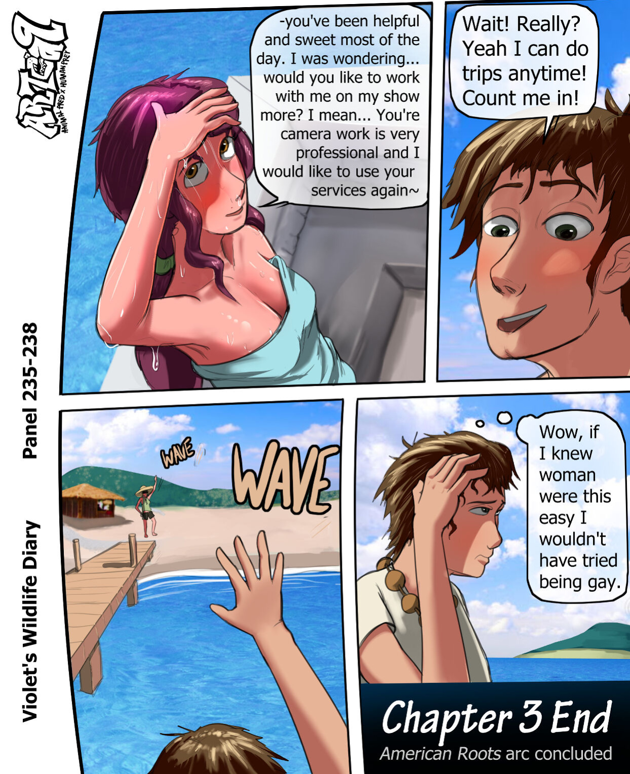 Violets Wildlife Diary CH 1-3