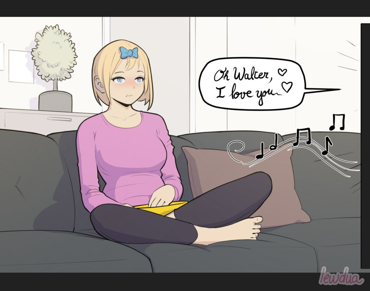 Nessie Alone in the Apartment