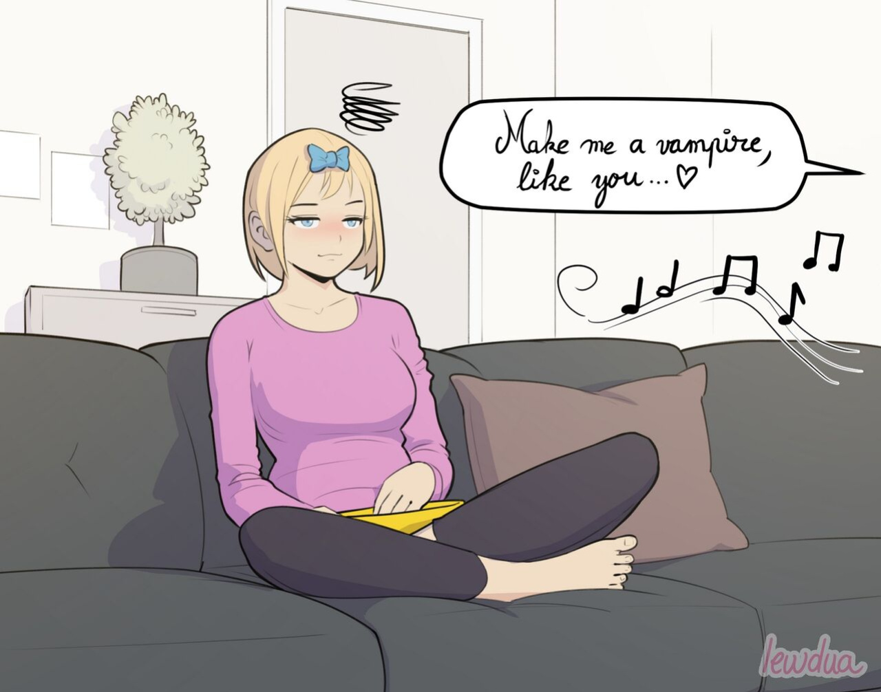Nessie Alone in the Apartment